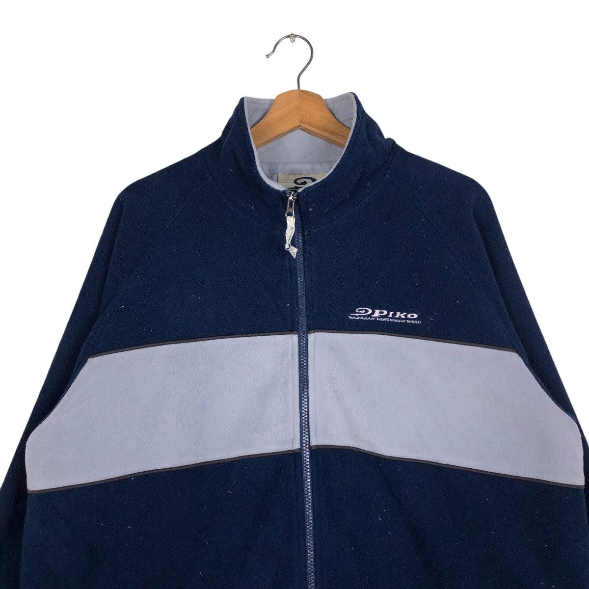 Japanese Brand × Vintage 📌Vintage Zipper Jacket Piko Hawaiian Longroad Wear Big Logo Size US L / EU 52-54 / 3 - 4 Thumbnail