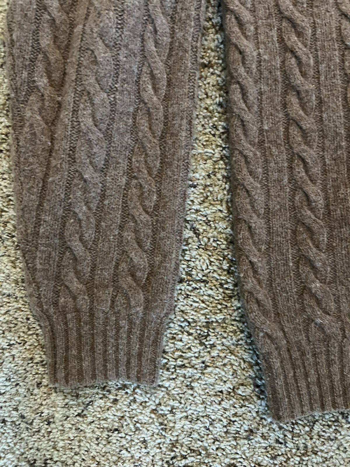 Beams Plus Cable Knit Crewnweck Sweater Size US L / EU 52-54 / 3 - 3 Thumbnail