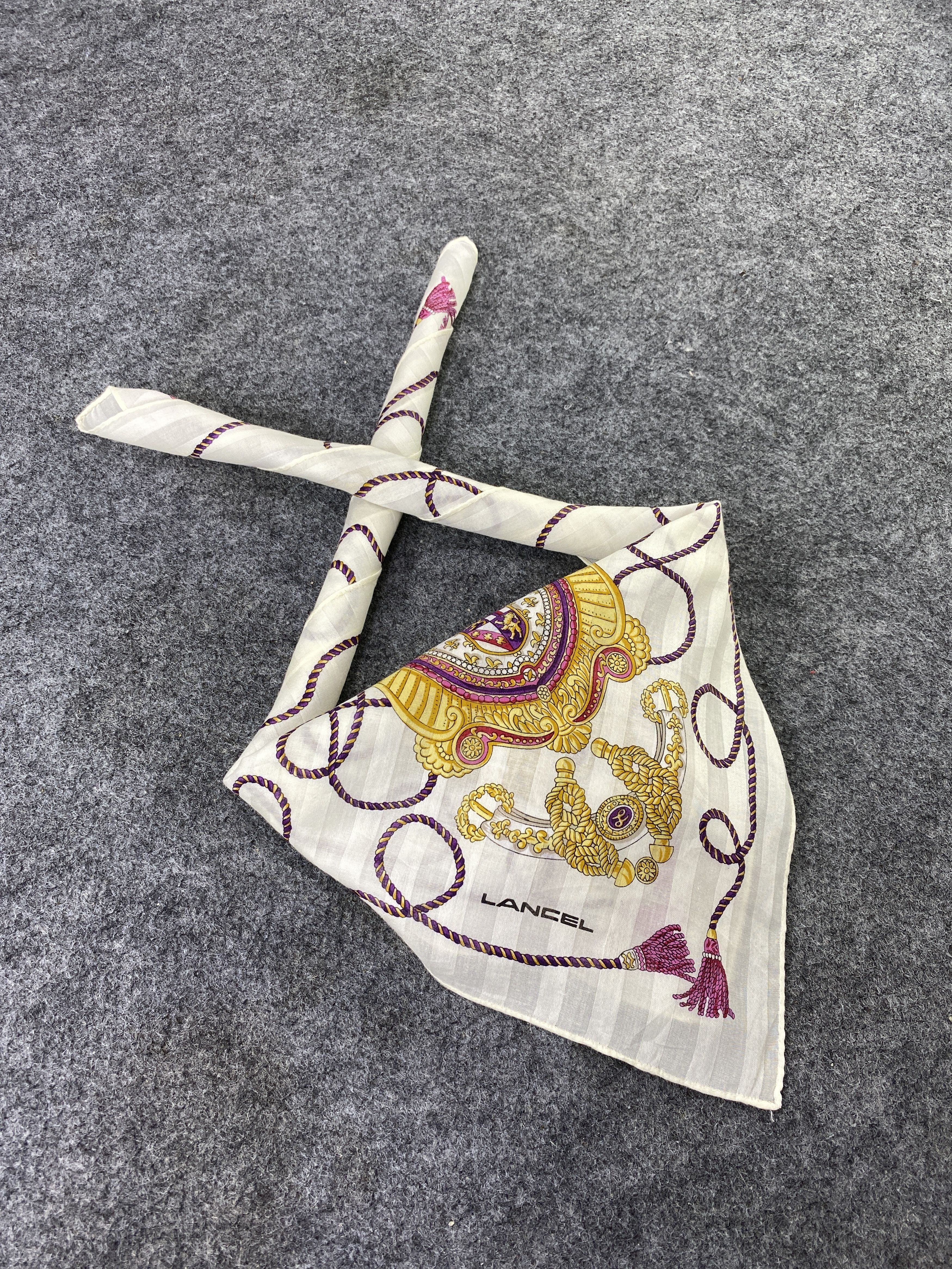 Lancel Lancel Handkerchief / Bandana / Neckerchief-B322 Size ONE SIZE - 1 Thumbnail