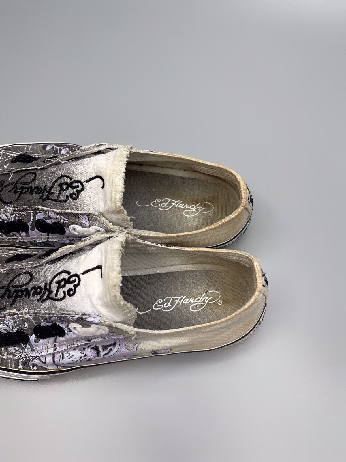 Ed Hardy × Vintage Y2k Ed Hardy By Christian Audigier Sneakers Size US 7 / IT 37 - 9 Thumbnail