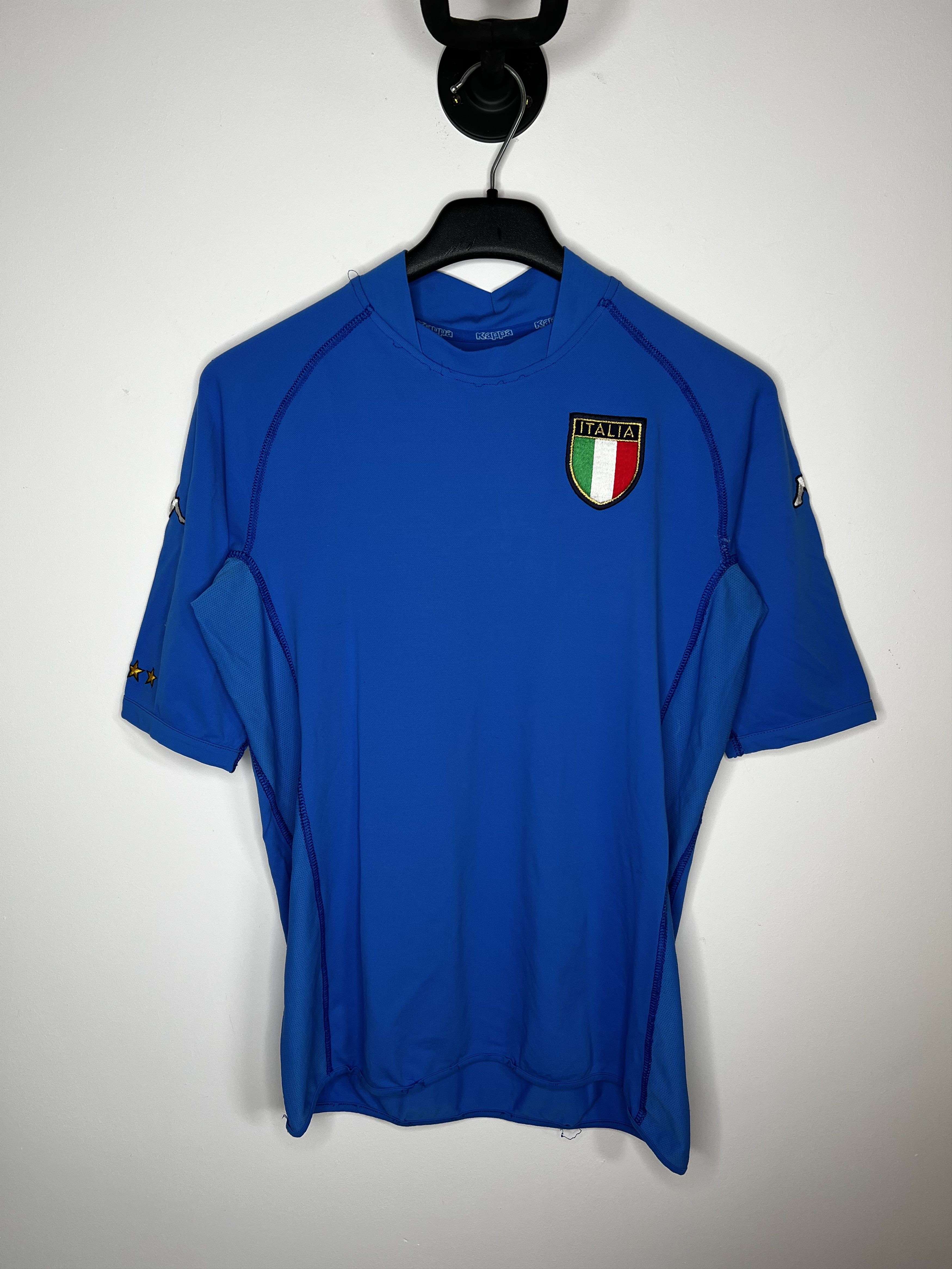 Kappa ITALY TEAM 2000 2002 HOME FOOTBALL SHIRT SOCCER JERSEY Size US L / EU 52-54 / 3 - 1 Thumbnail