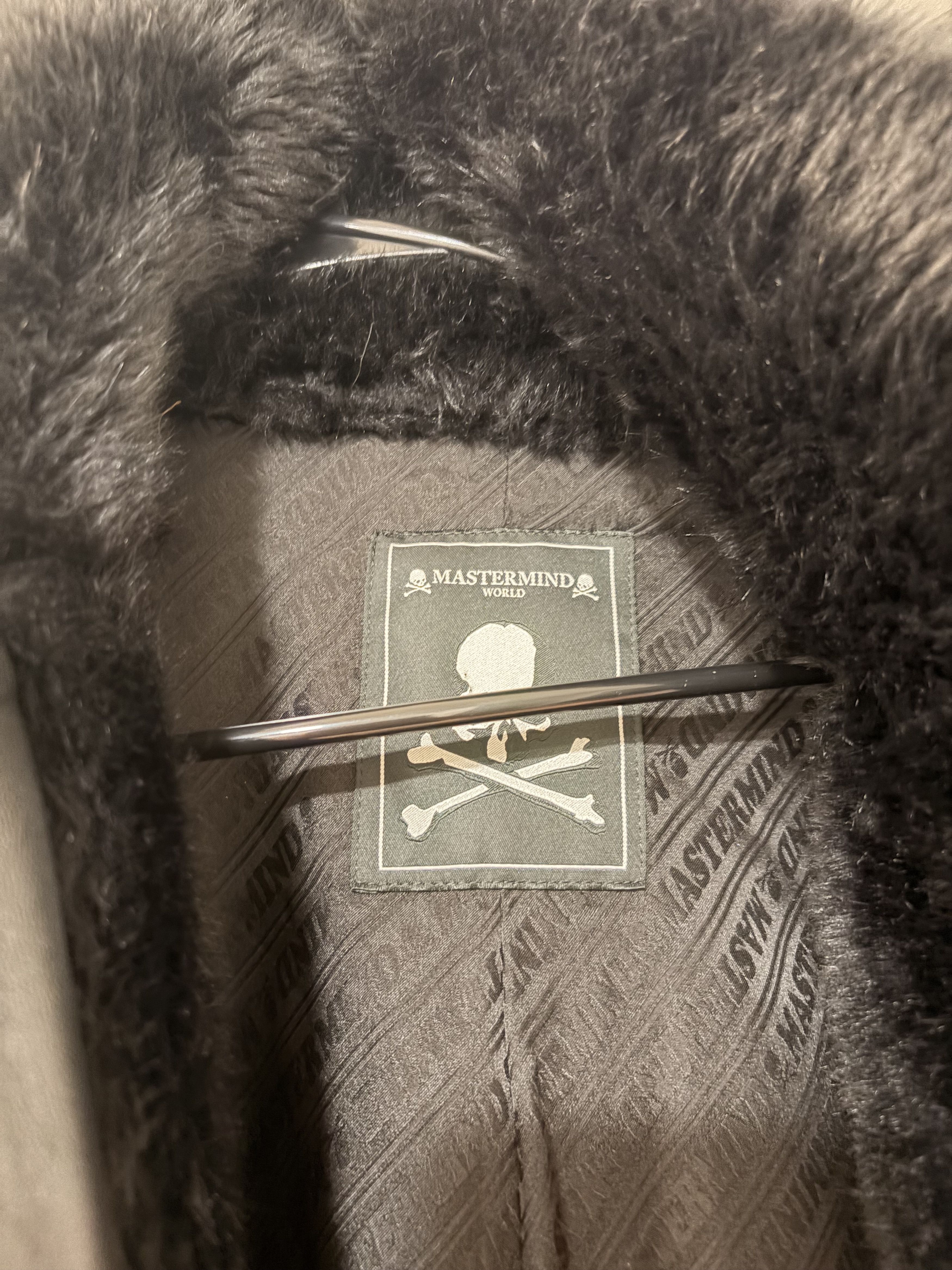 Mastermind Japan Mastermind Faux fur luxury silk jacket Size US L / EU 52-54 / 3 - 3 Thumbnail