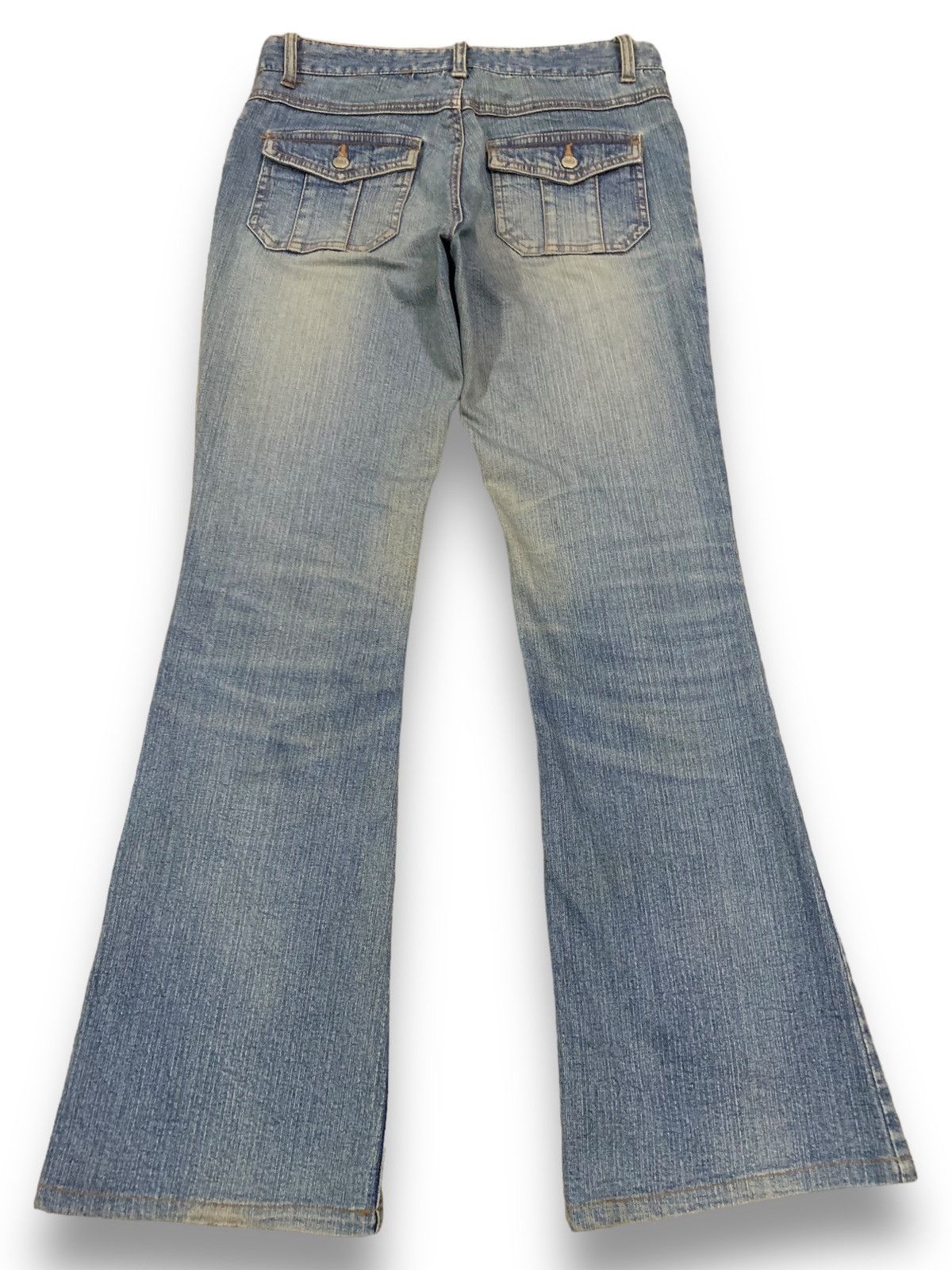 Hysteric Glamour Vintage Japanese Brand Mud Wash Low Rise Flare Bush Jeans Size US 29 - 2 Thumbnail