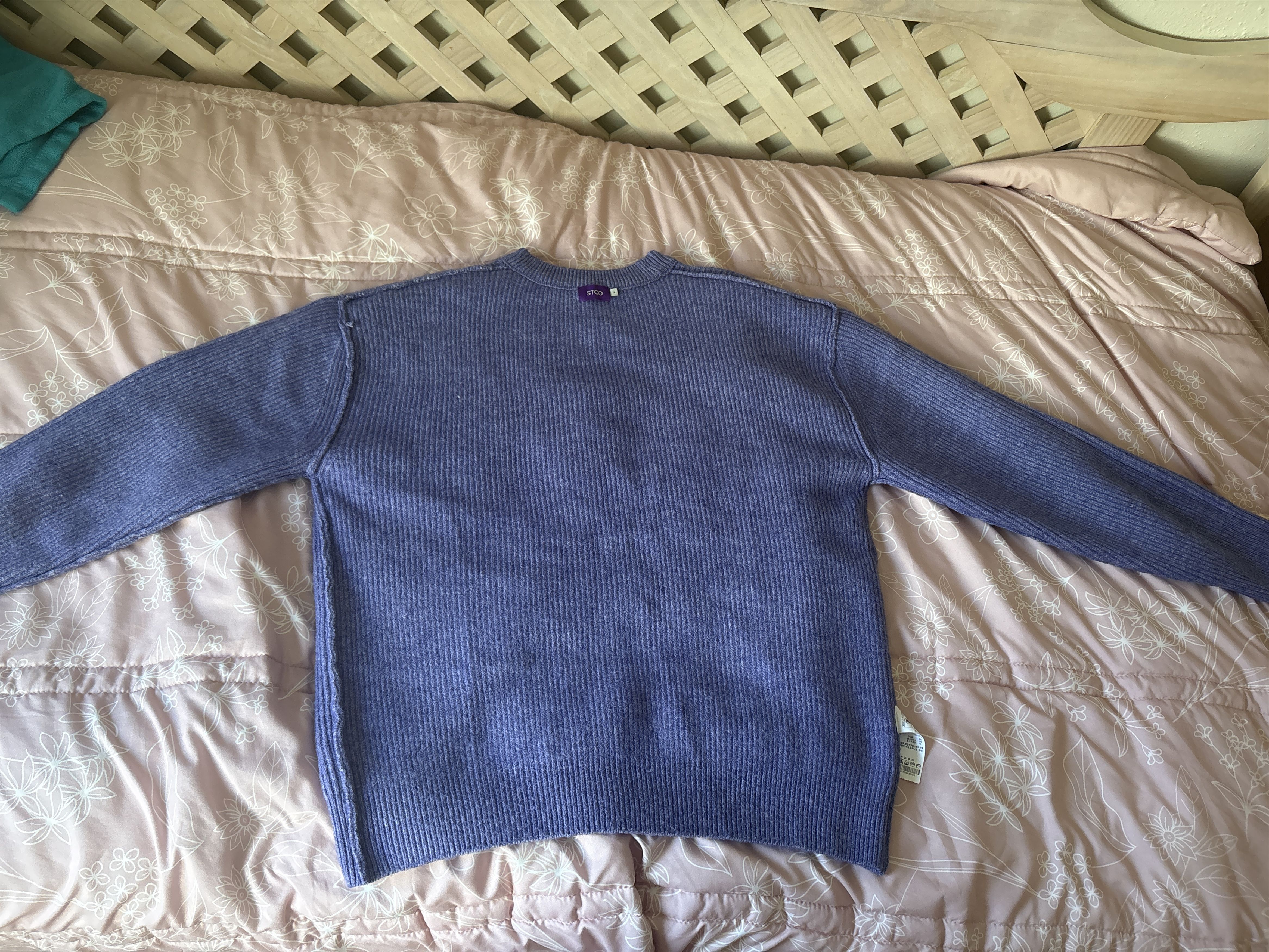 Other STCO Knit Sweater Purple Men Women Unisex Korean StyleCasual Size US M / EU 48-50 / 2 - 1 Thumbnail