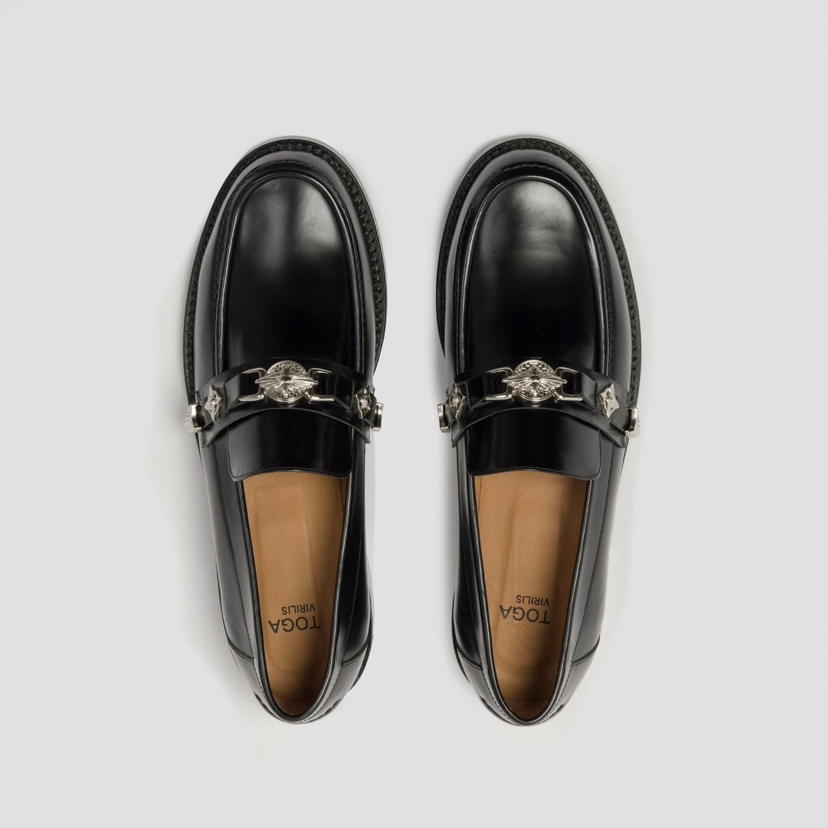 Toga Toga Virilis Black Leather Western Loafer Mule | Grailed