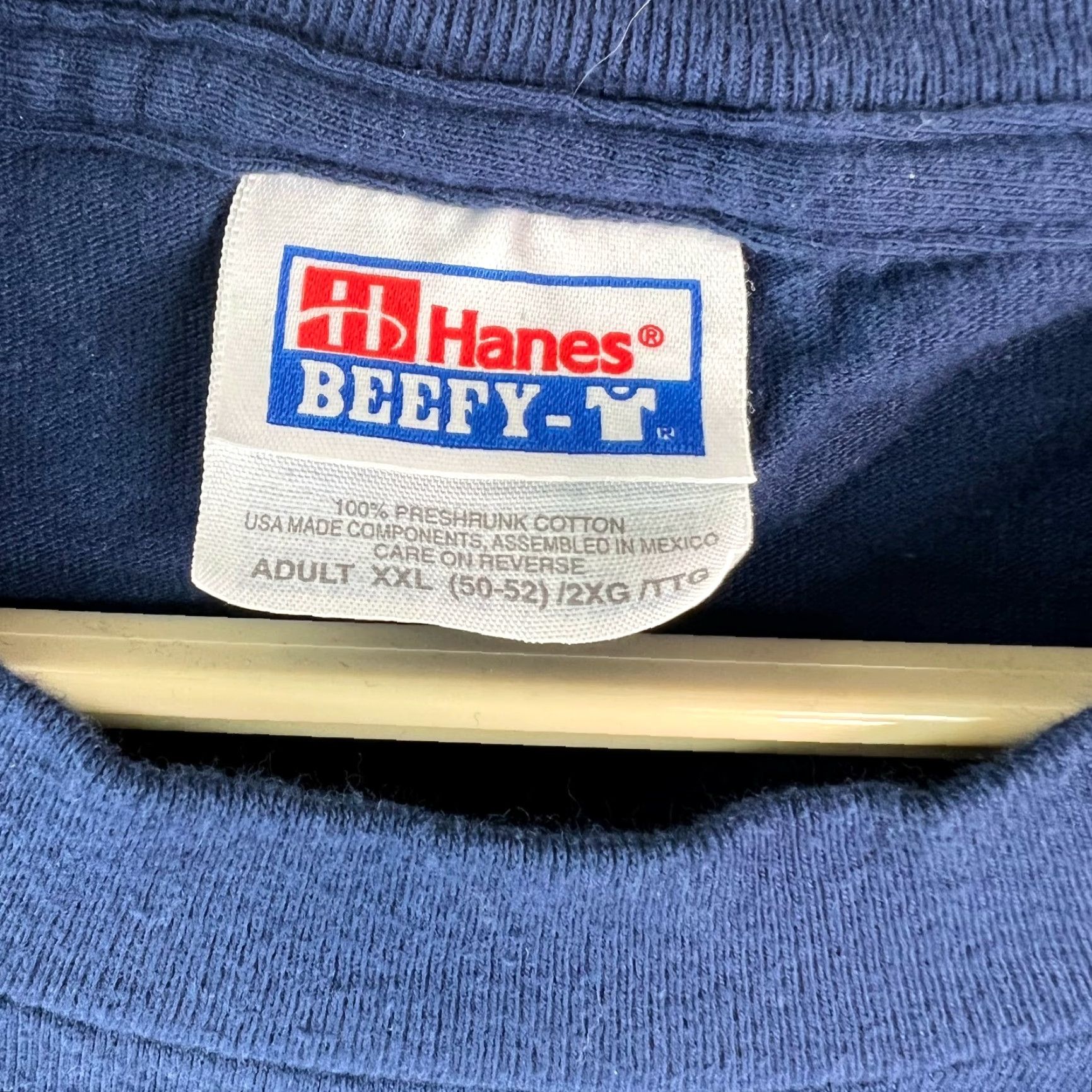 Hanes VINTAGE Wisconsin Harley Owners Group Wausau State Rally 2000 Mens Blue T Shirt Size 2XL Size US XXL / EU 58 / 5 - 5 Thumbnail