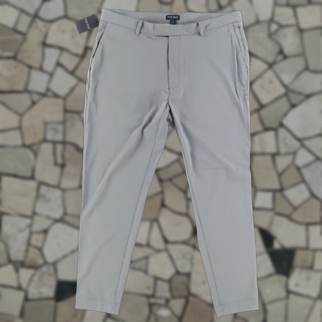 Peter Millar Peter Millar Blade Performance Ankle Trouser Nylon Woven Chino Pants Gale Gray Men's 38 Slim Regular Adult Men Size US 38 / EU 54 - 1 Thumbnail