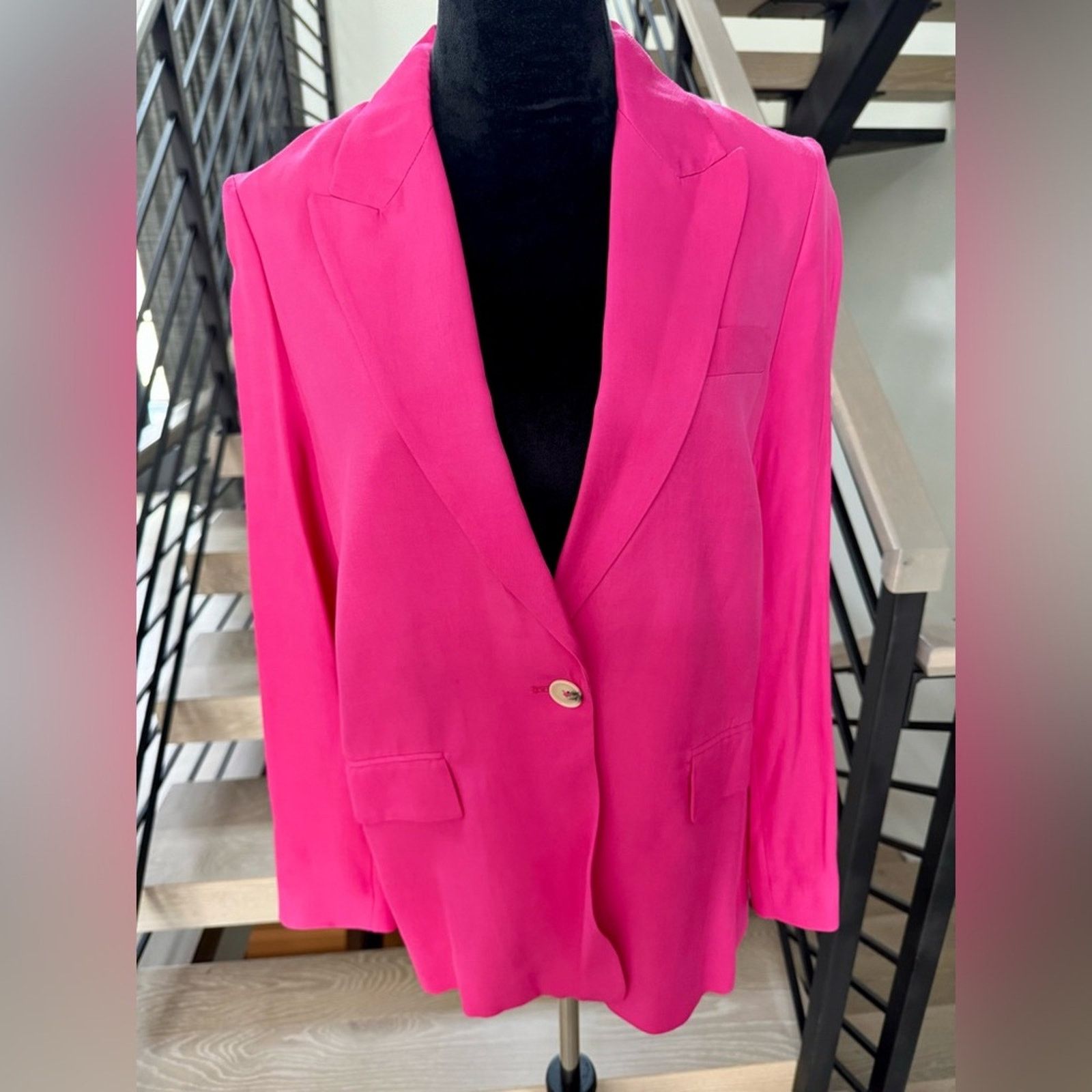 Other New Y2K Hot Pink Blazer Size S Size S / US 4 / IT 40 - 4 Thumbnail