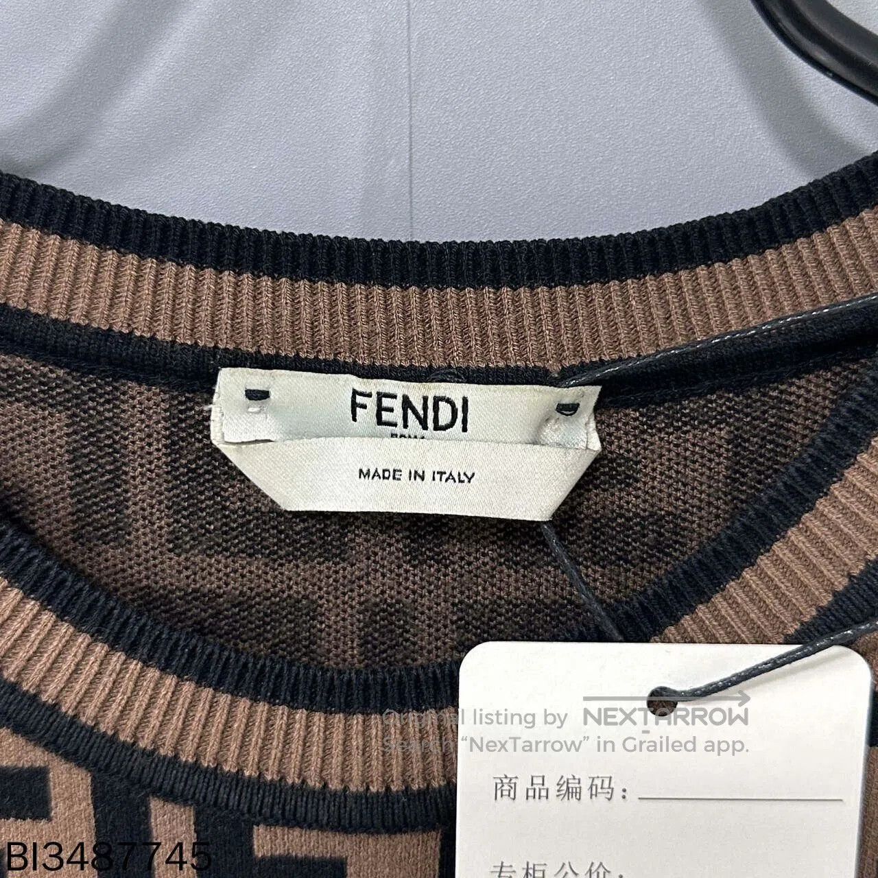 Fendi Fendi Monogram Knit Dress. Size US 36 / EU 52 - 4 Thumbnail