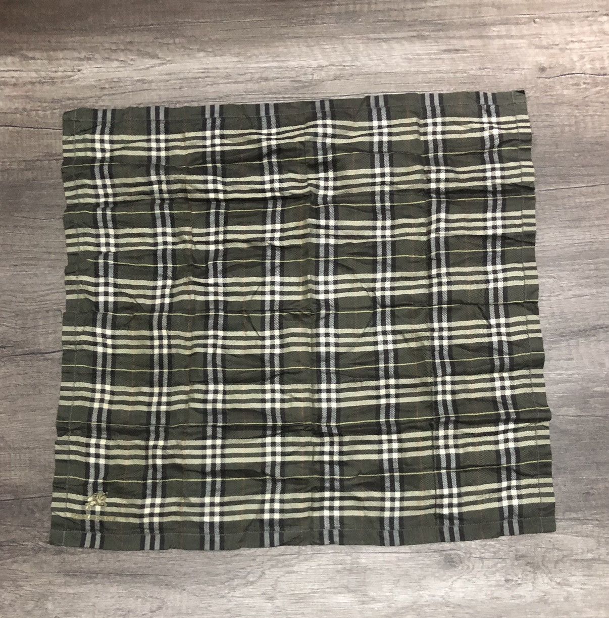 Burberry × Vintage BURBERRY HANDKERCHIEF 8x8" INCHES Size ONE SIZE - 4 Thumbnail
