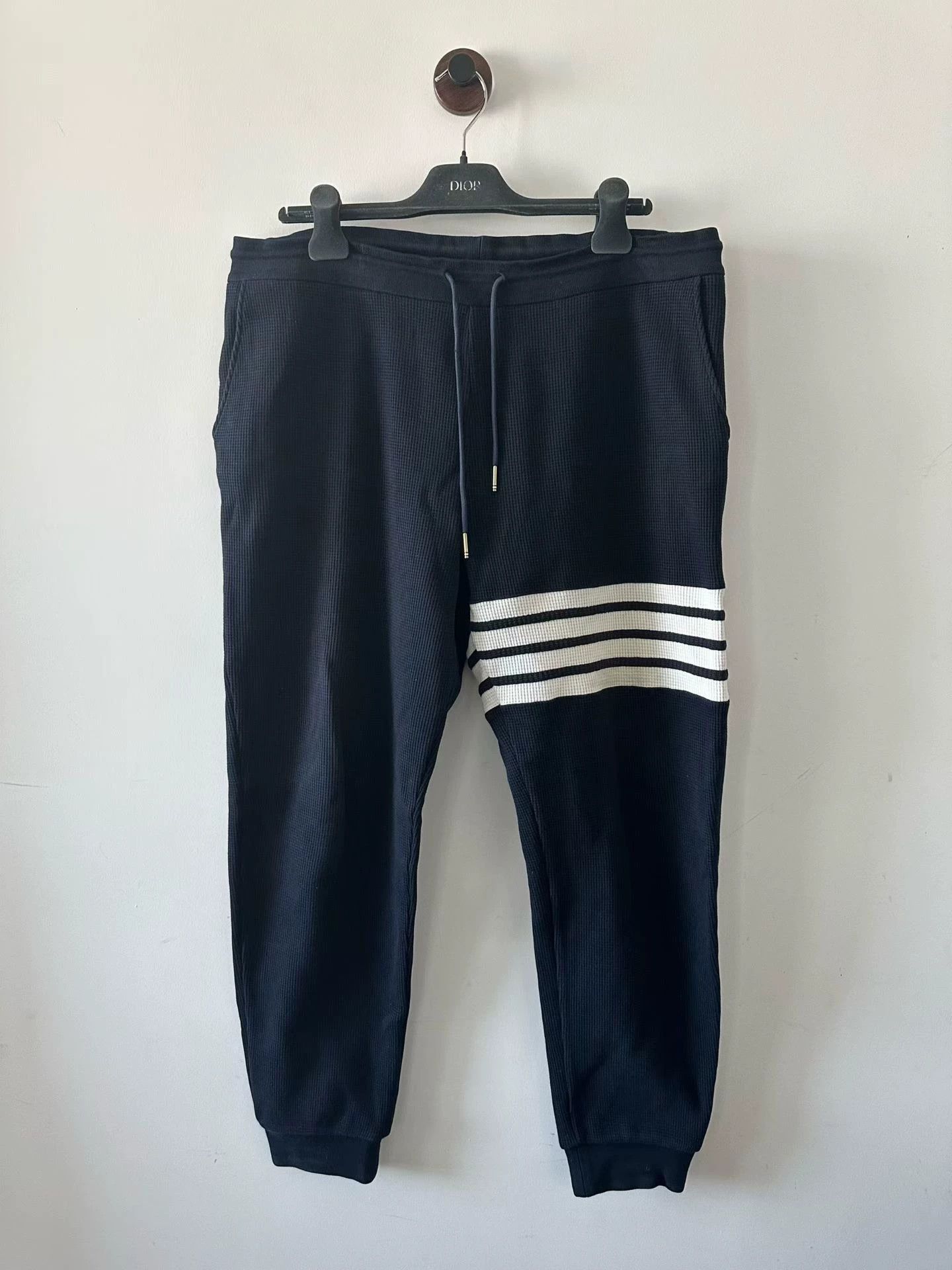 Thom Browne Thom Browne blue waffle sweatpants 5 US 36/37 97 new Size US 36 / EU 52 - 1 Thumbnail
