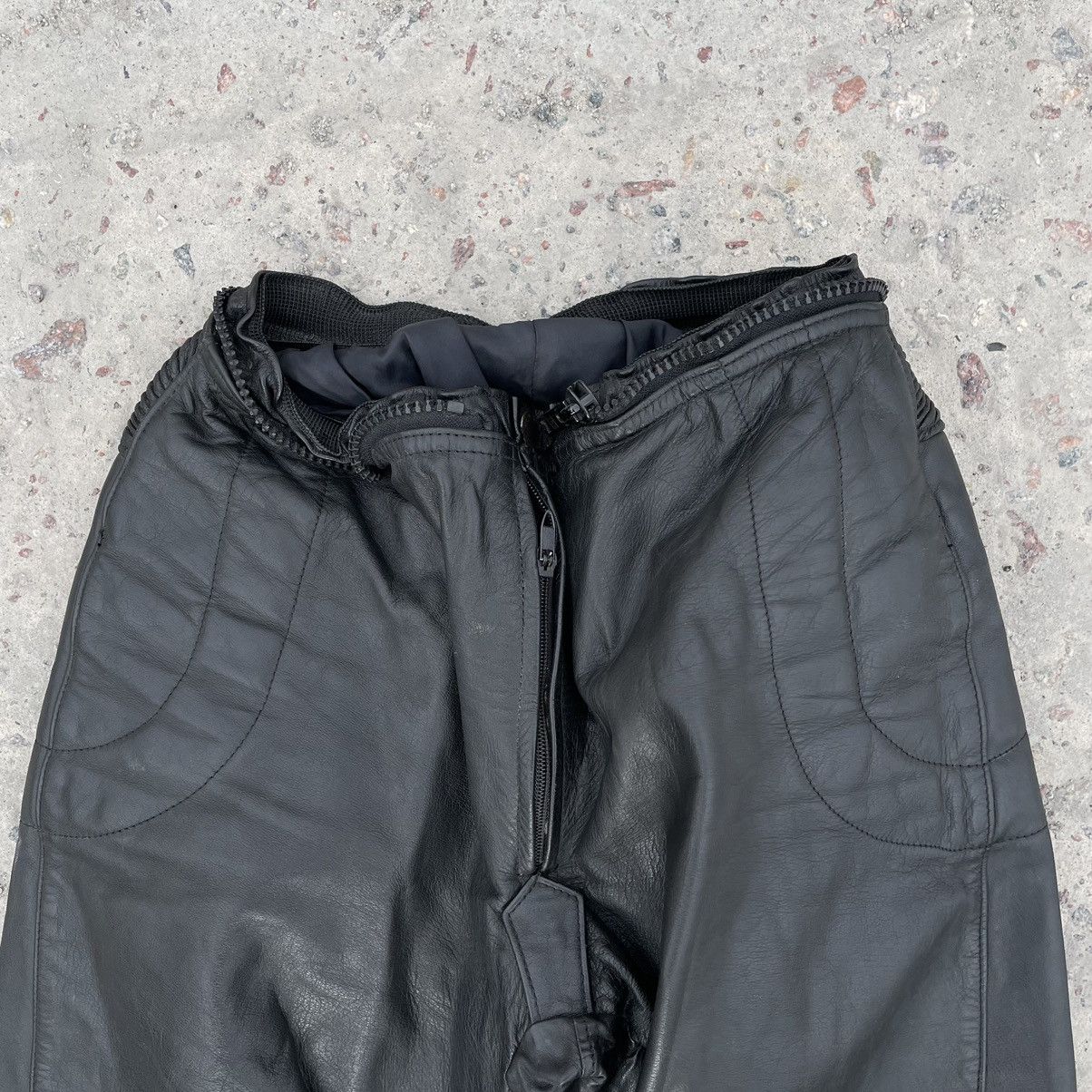 Other Vintage Moto Leather Pants 48 Size 90s USA Japanese Style Size US 29 - 4 Thumbnail