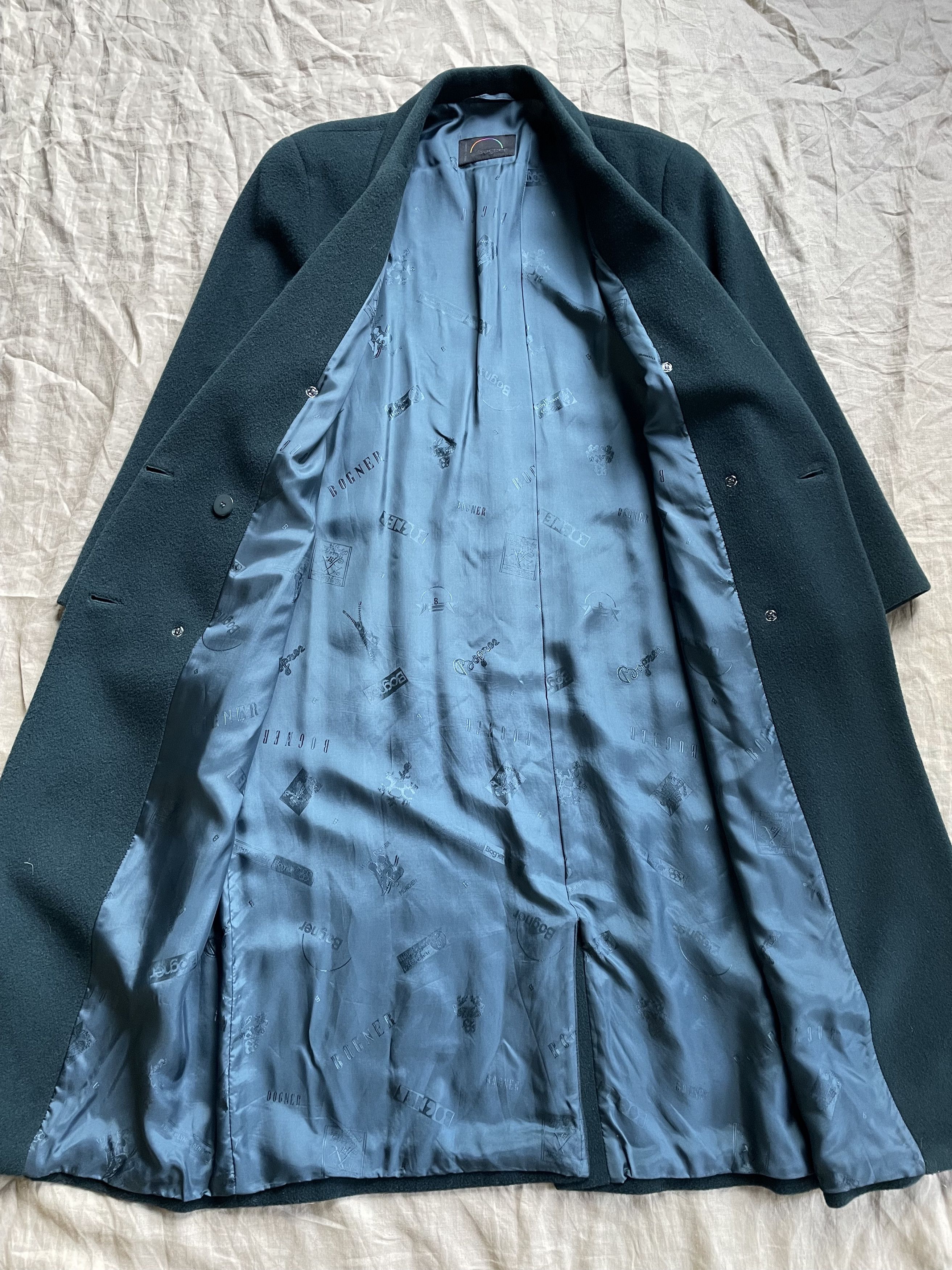 Bogner Bogner Vintage 80s Wool Cashmere Double Breasted Coat 7471AC Size M / US 6-8 / IT 42-44 - 5 Thumbnail