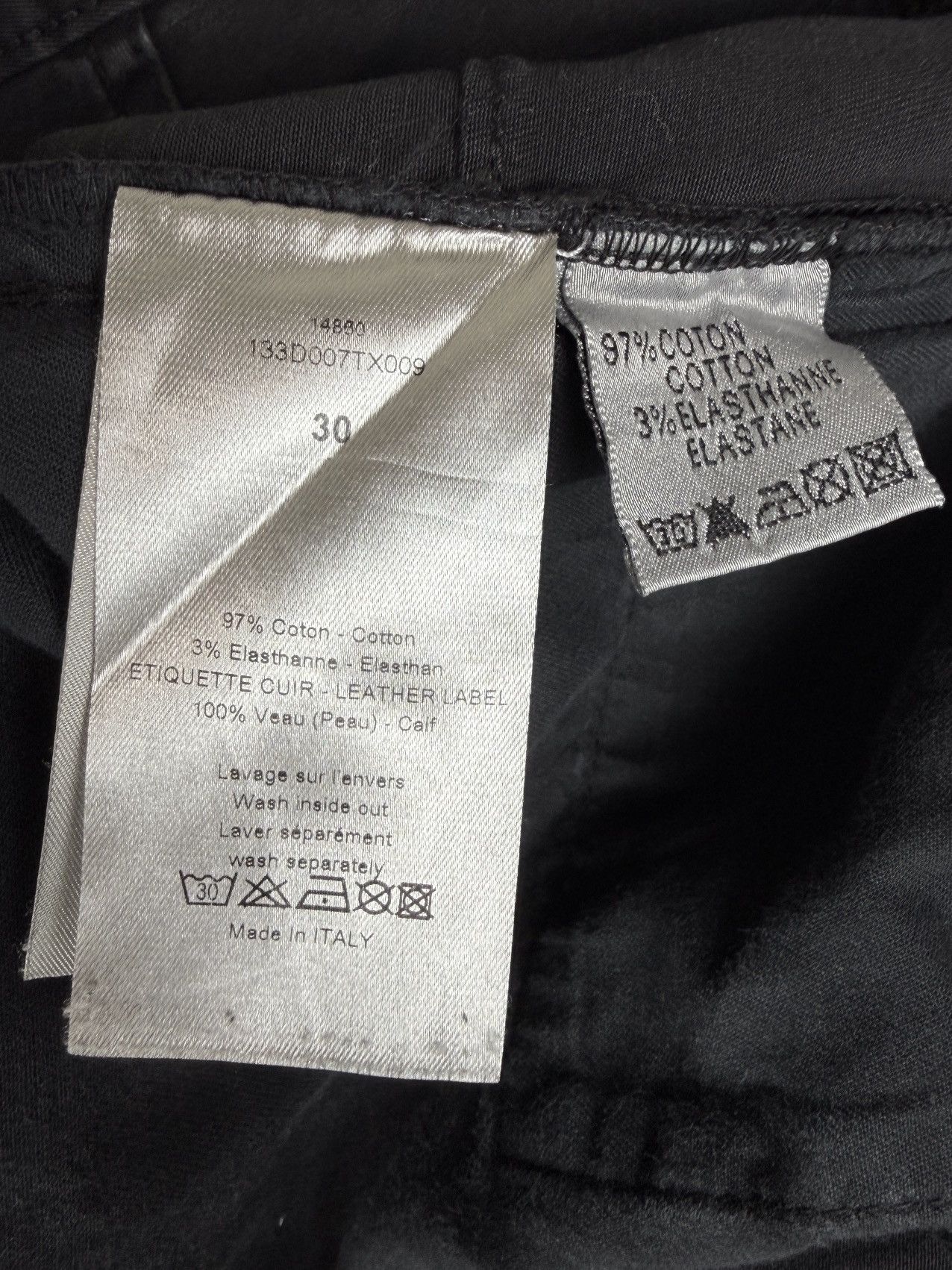 Dior AW11 Dior Homme Blackberry Crash Stitch Repaired Jeans KVA Size US 30 / EU 46 - 8 Thumbnail