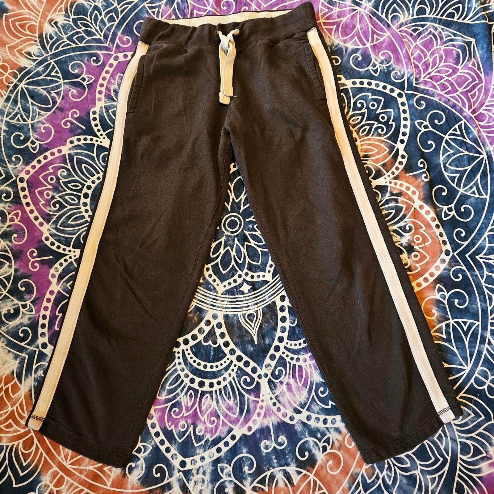 Old Navy Old Navy Men's Brown and Cream Sweat Pants Size US 32 / EU 48 - 1 Thumbnail