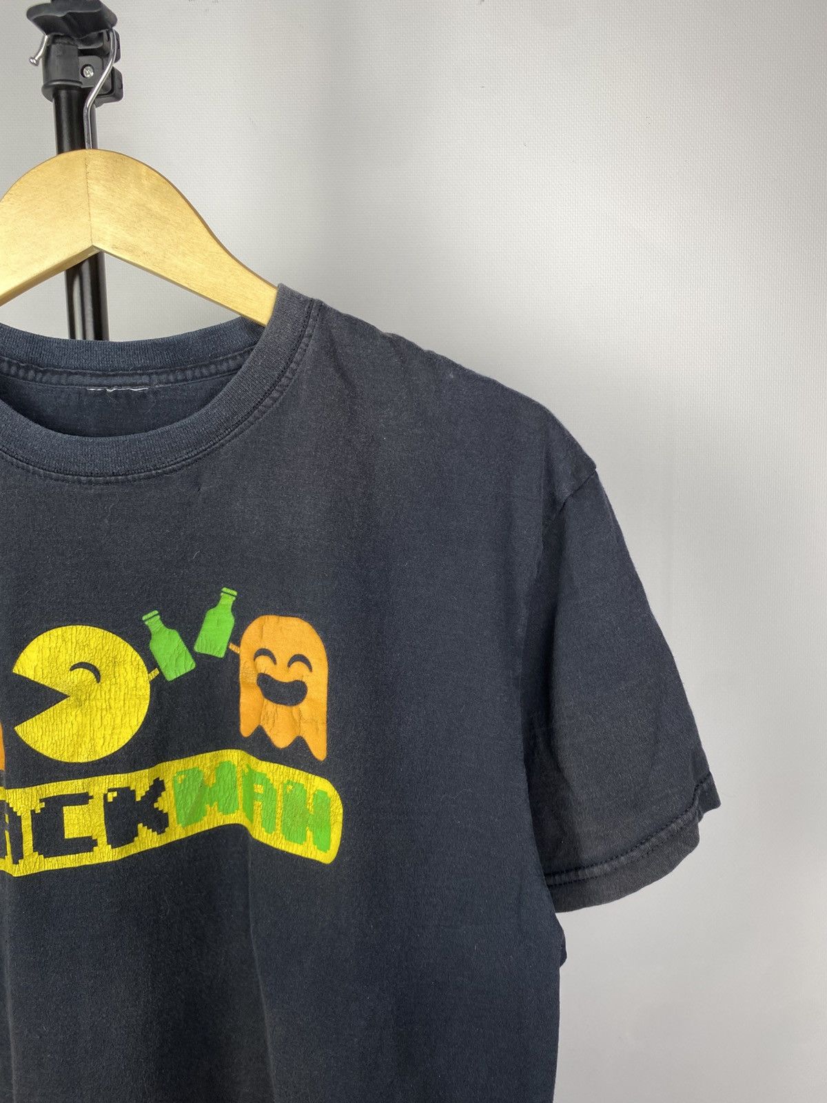 Japanese Brand × Vintage Vintage 90s HUMOR Pack man / Pac-man Sex porn T-shirt Size US L / EU 52-54 / 3 - 4 Thumbnail