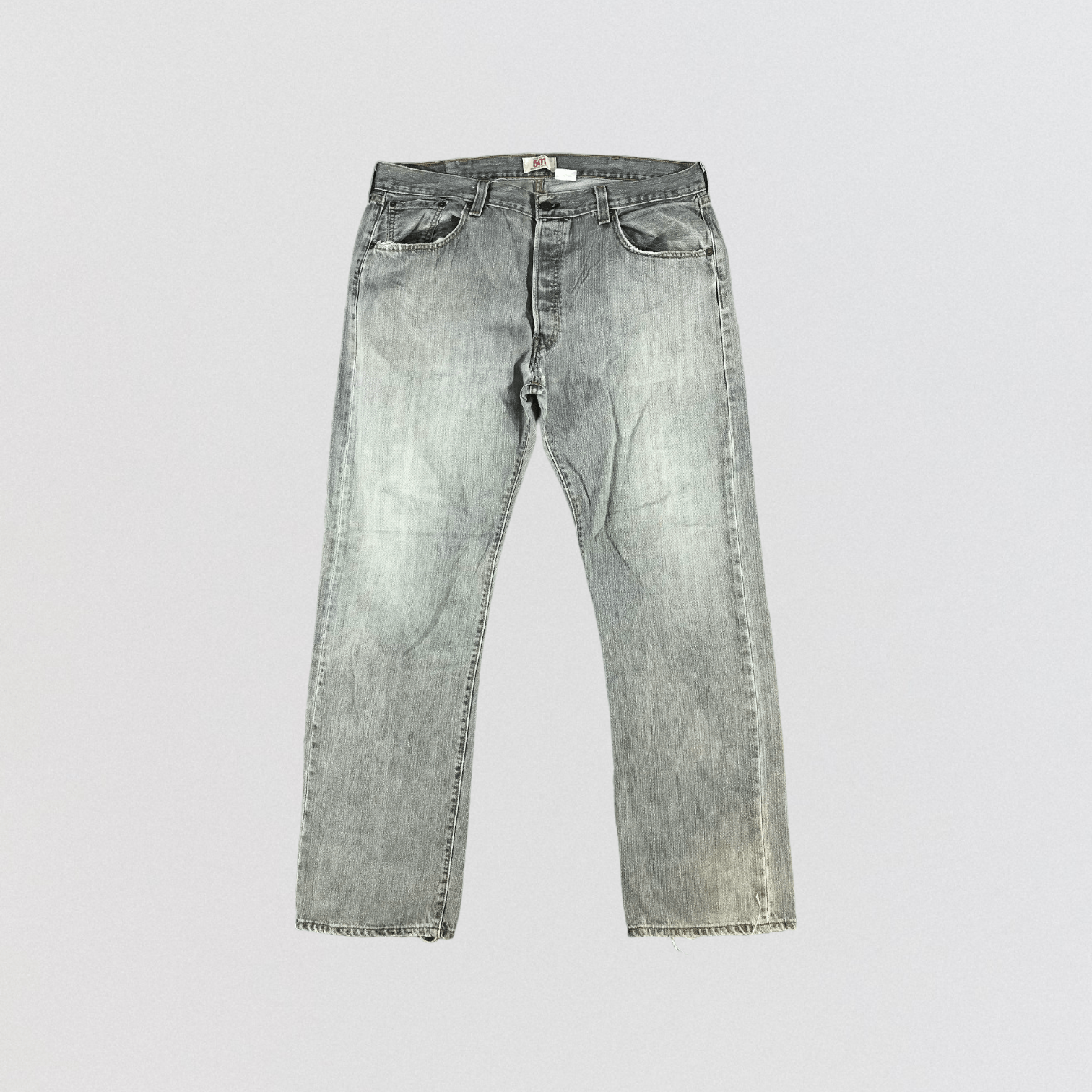 Levi's × Vintage Faded Black Levis 501 Jeans-JM2921 Size US 39 - 1 Thumbnail