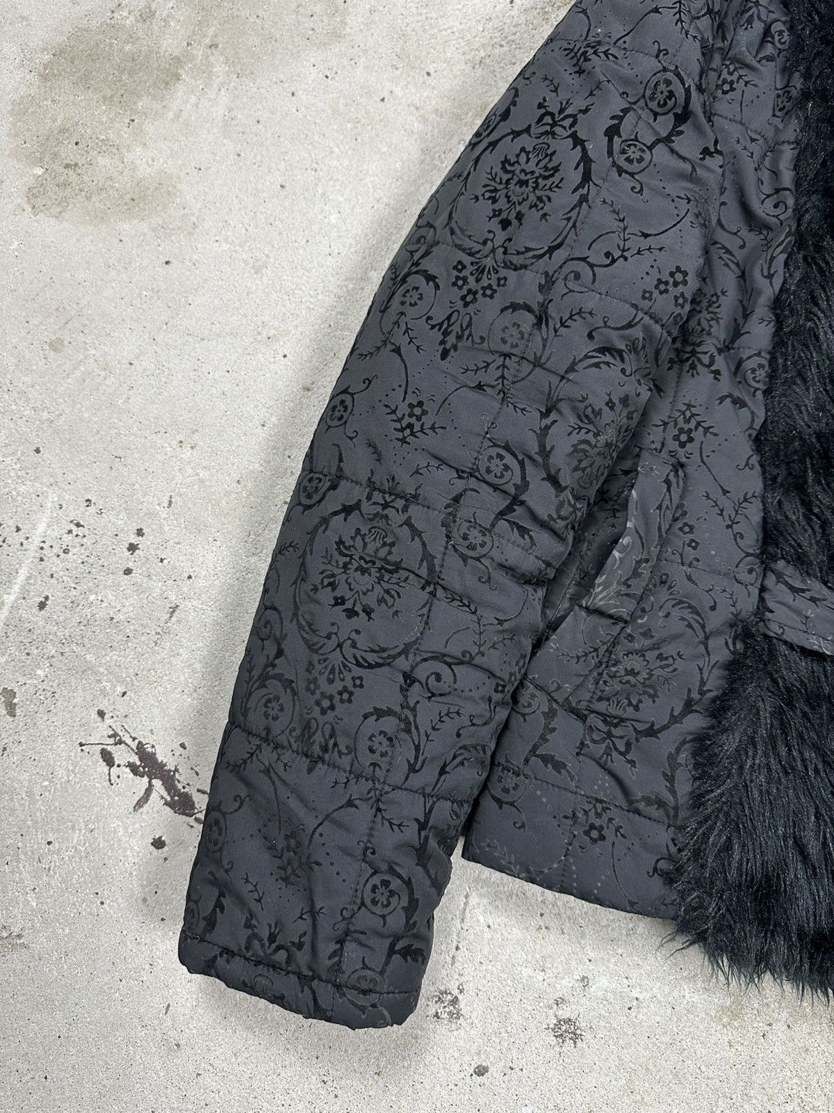 If Six Was Nine × Japanese Brand × Le Grande Bleu (L.G.B.) Vintage Y2K Faux Fur Collar Black Japanese Style Jacket Size US S / EU 44-46 / 1 - 3 Thumbnail