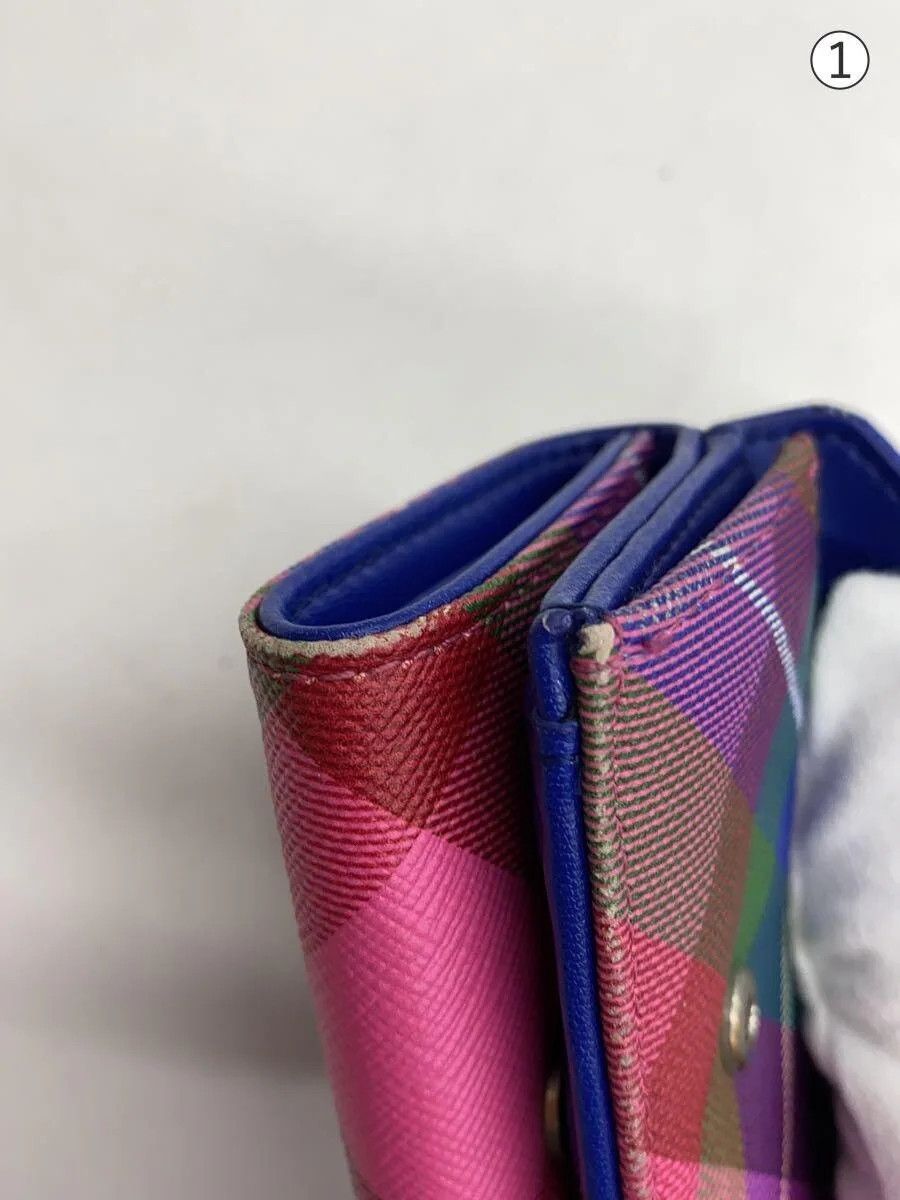 Vivienne Westwood Plaid Orb Wallet Size ONE SIZE - 3 Thumbnail
