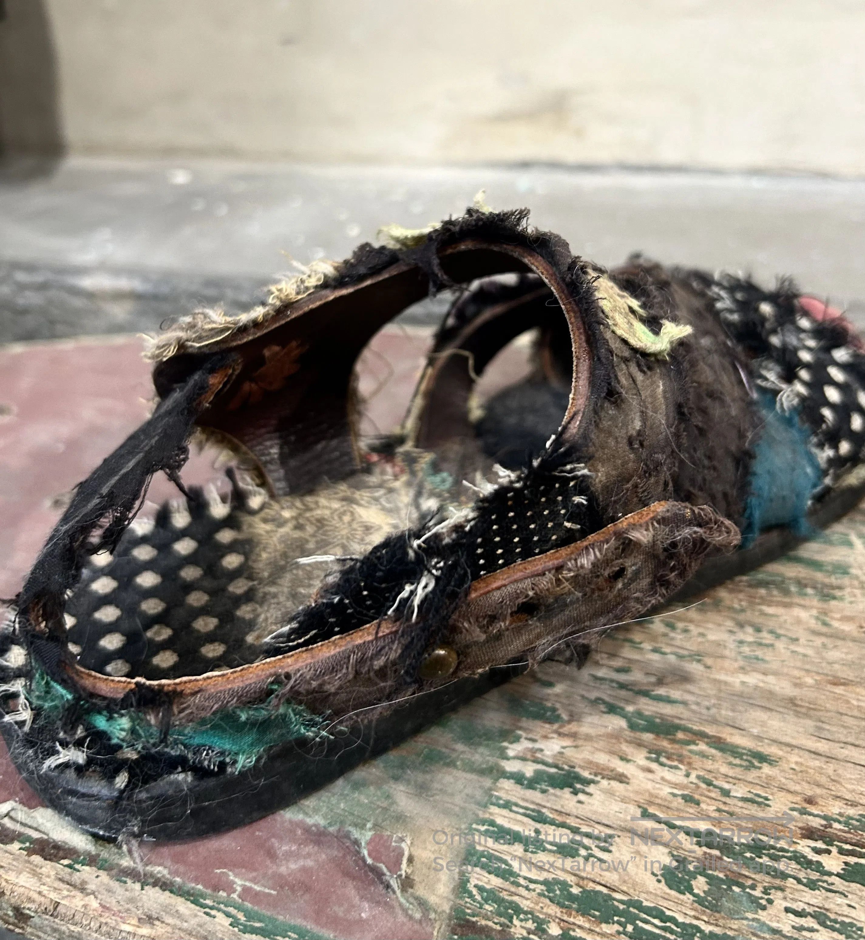 Nozomi Ishiguro Nozomi Ishiguro 00s Distressed Patchwork Sandals. Size US 8 / EU 41 - 9 Thumbnail