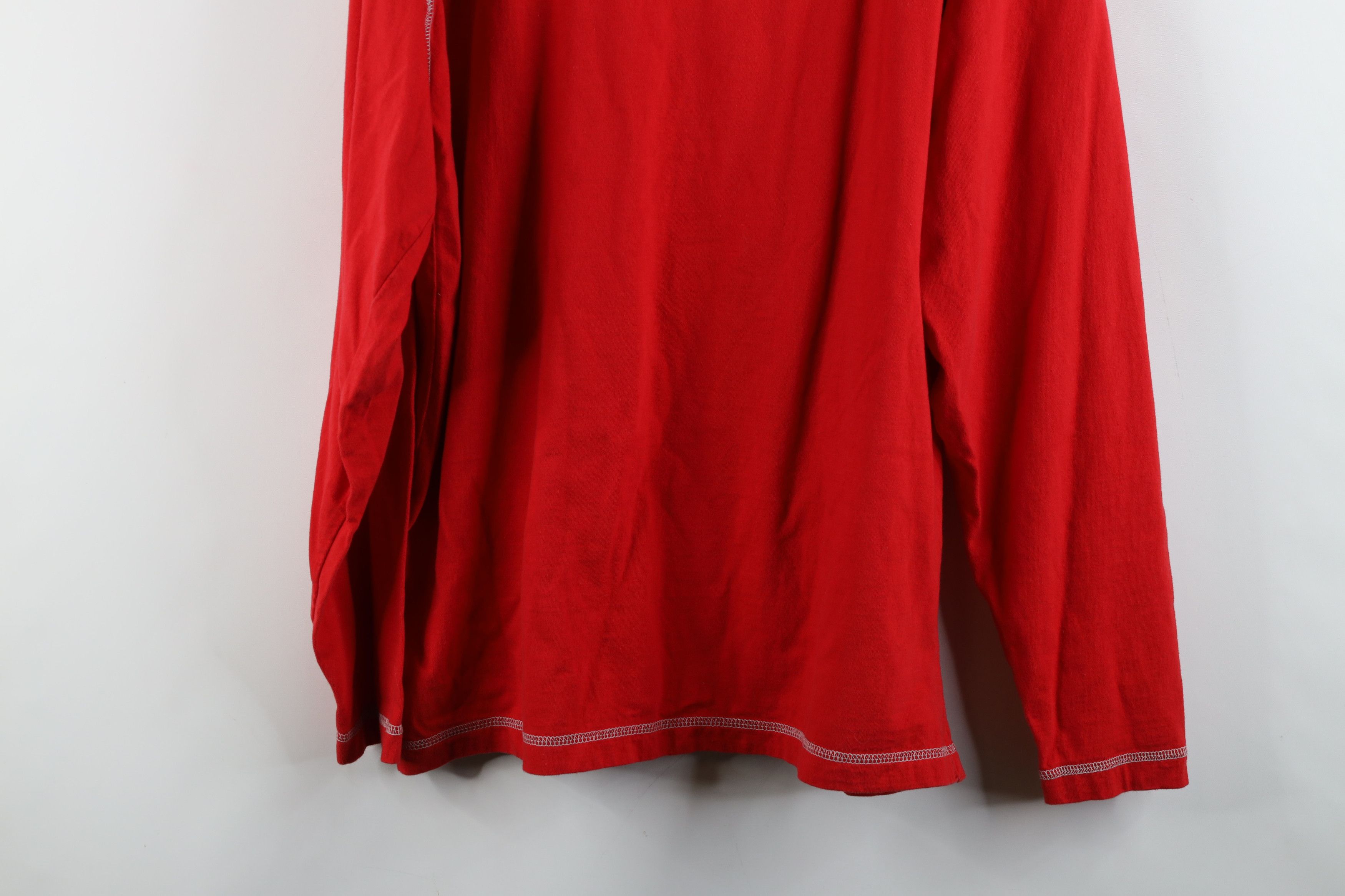 Vintage Vintage 90s Ohio State University Long Sleeve T-Shirt Red Size US M / EU 48-50 / 2 - 13 Thumbnail