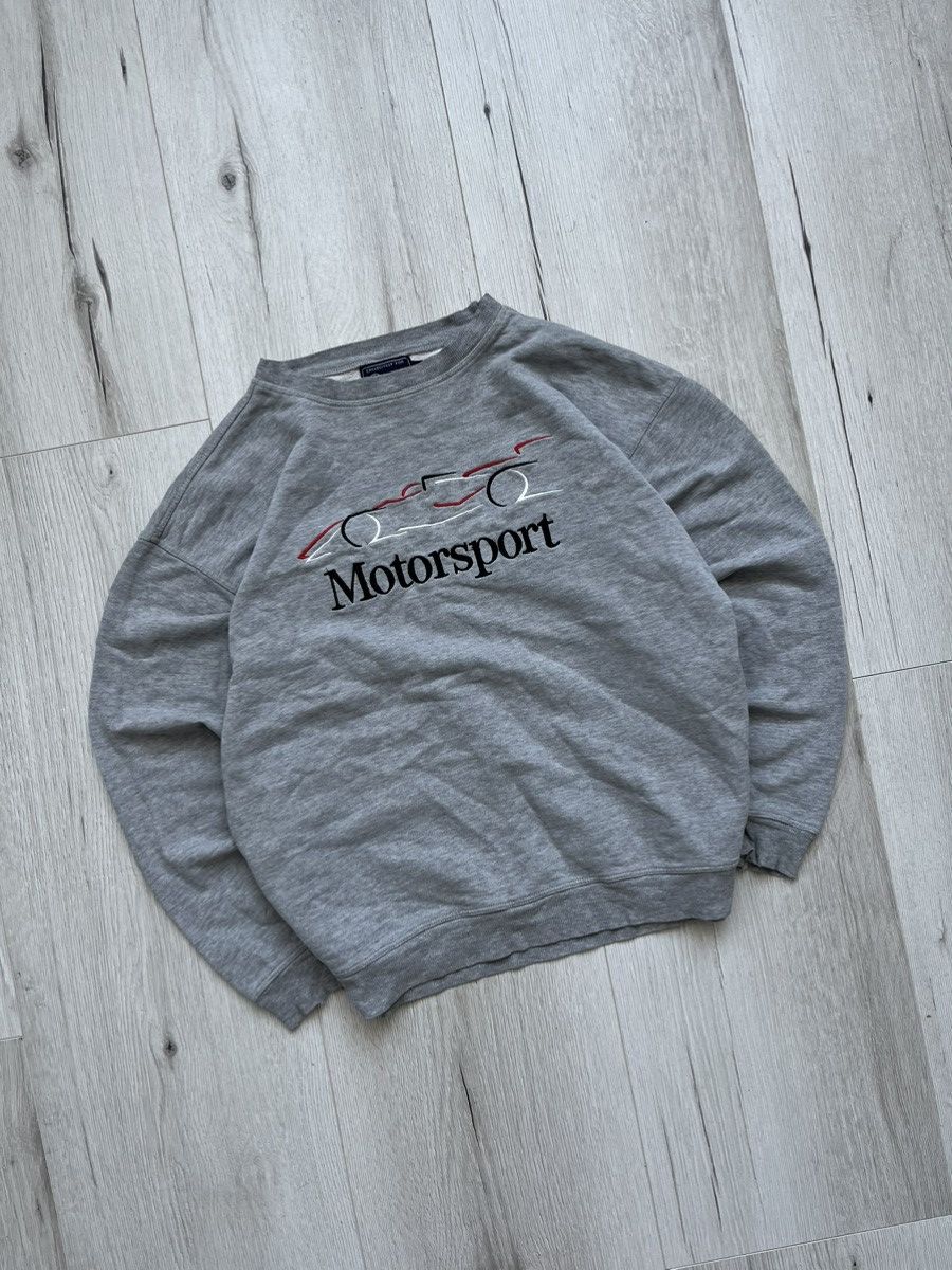 Mercedes-Benz × Vintage Vintage 90s Mersedes Motorsport Retro Y2K Boxy Sweatshirt Size US M / EU 48-50 / 2 - 1 Thumbnail
