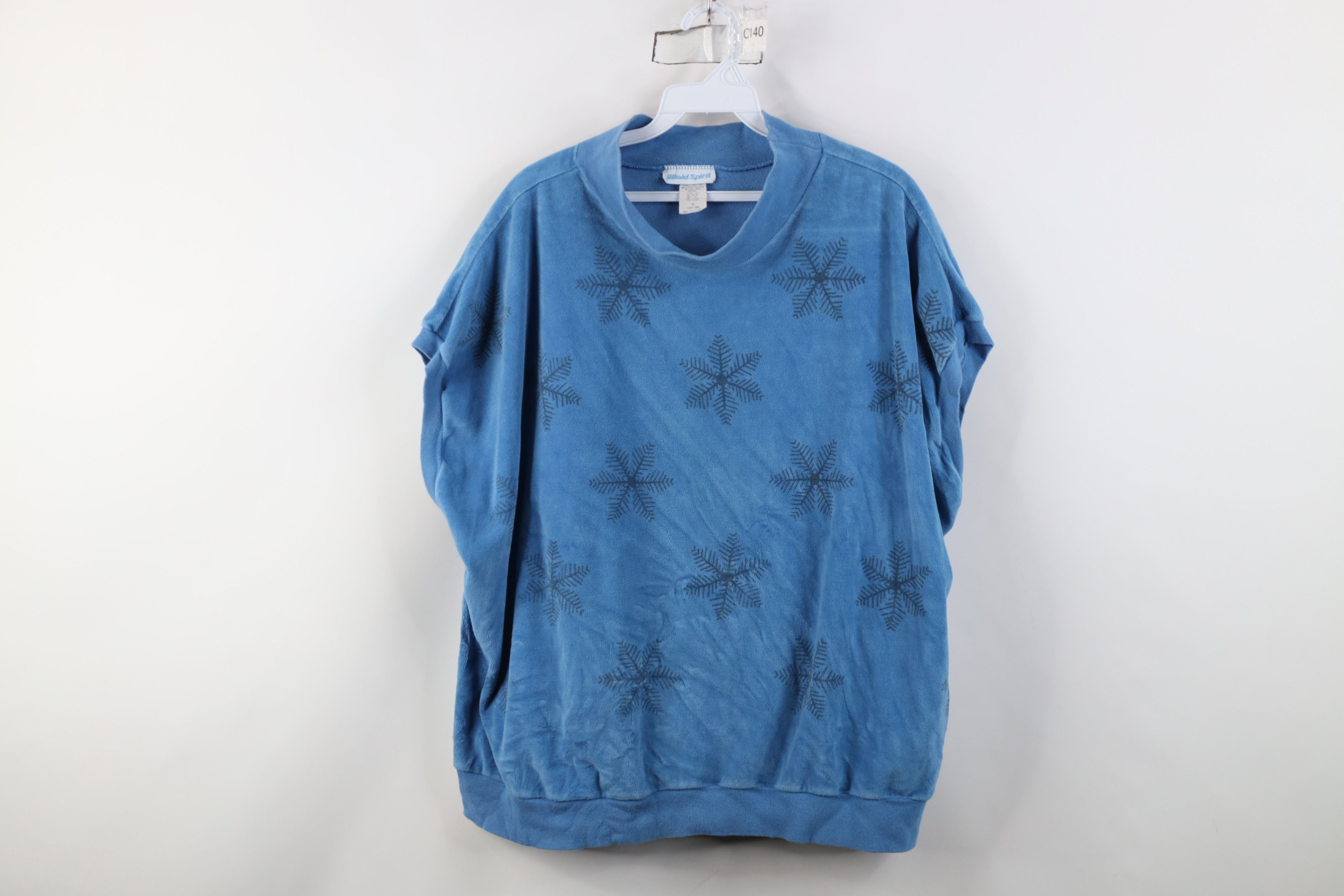 Vintage Vintage 80s 90s Streetwear Sleeve Snowflake Sweater Vest USA Size 3XL / US 20-22 - 1 Thumbnail
