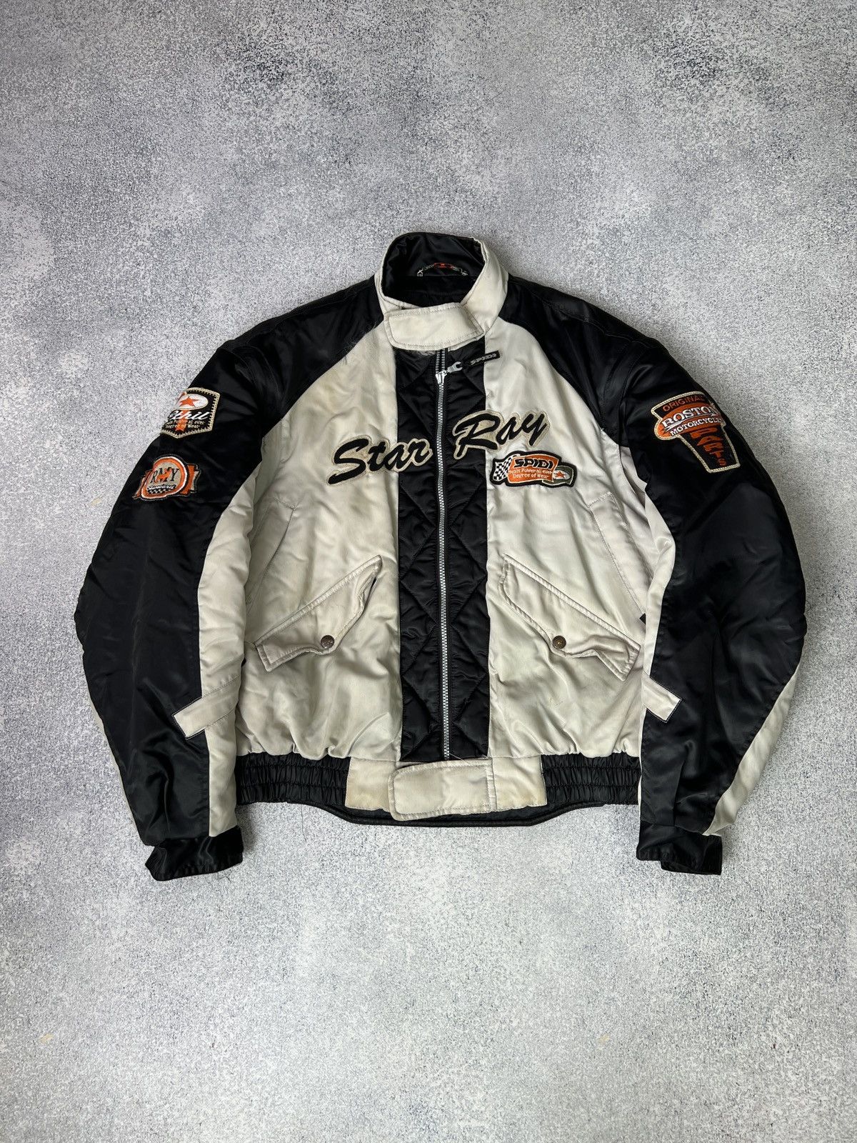 Vintage Vintage Racing Motorcycle retro jacket Spidi Size US XL / EU 56 / 4 - 1 Thumbnail