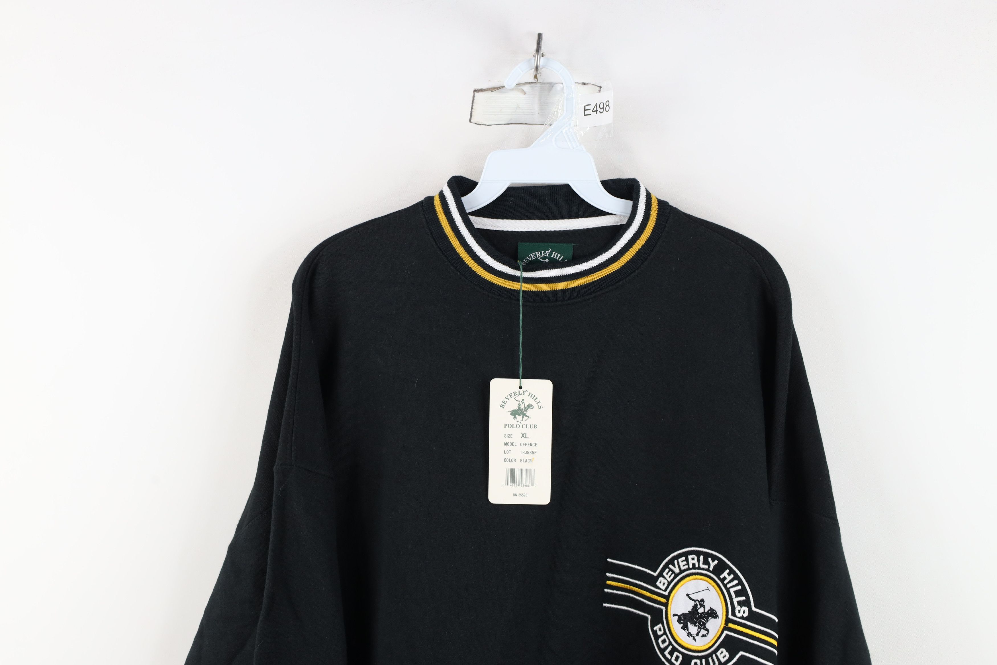 Vintage Deadstock Vintage 90s Beverly Hills Polo Club Sweatshirt Size US XL / EU 56 / 4 - 2 Thumbnail