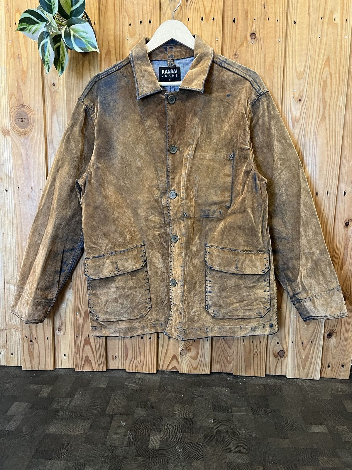 Japanese Brand × Kansai Yamamoto × Vintage Vintage Kansai Jeans Jacket Size US M / EU 48-50 / 2 - 1 Thumbnail