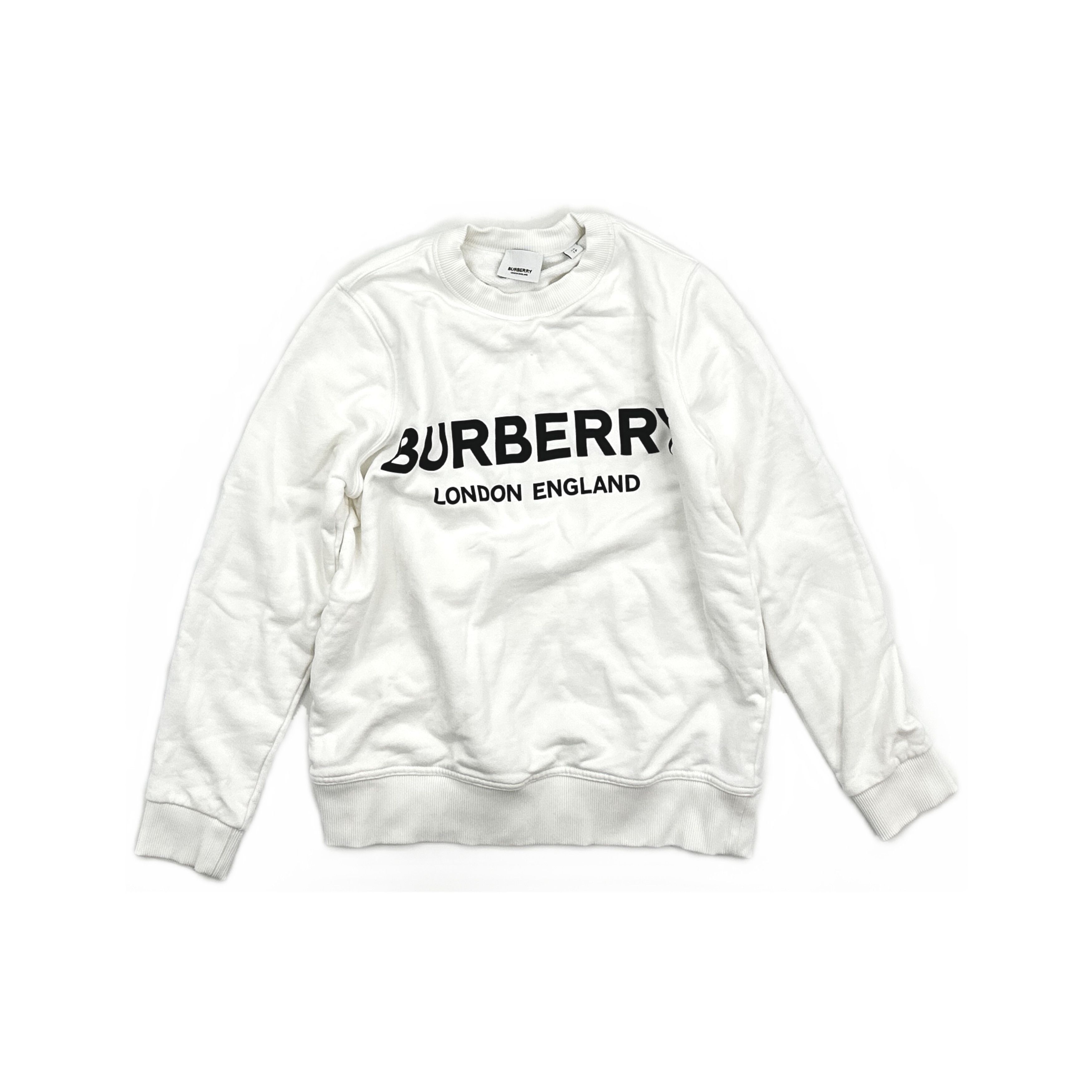 Burberry Burberry Logo Print Sweatshirt XS Size XS / US 0-2 / IT 36-38 - 1 Thumbnail