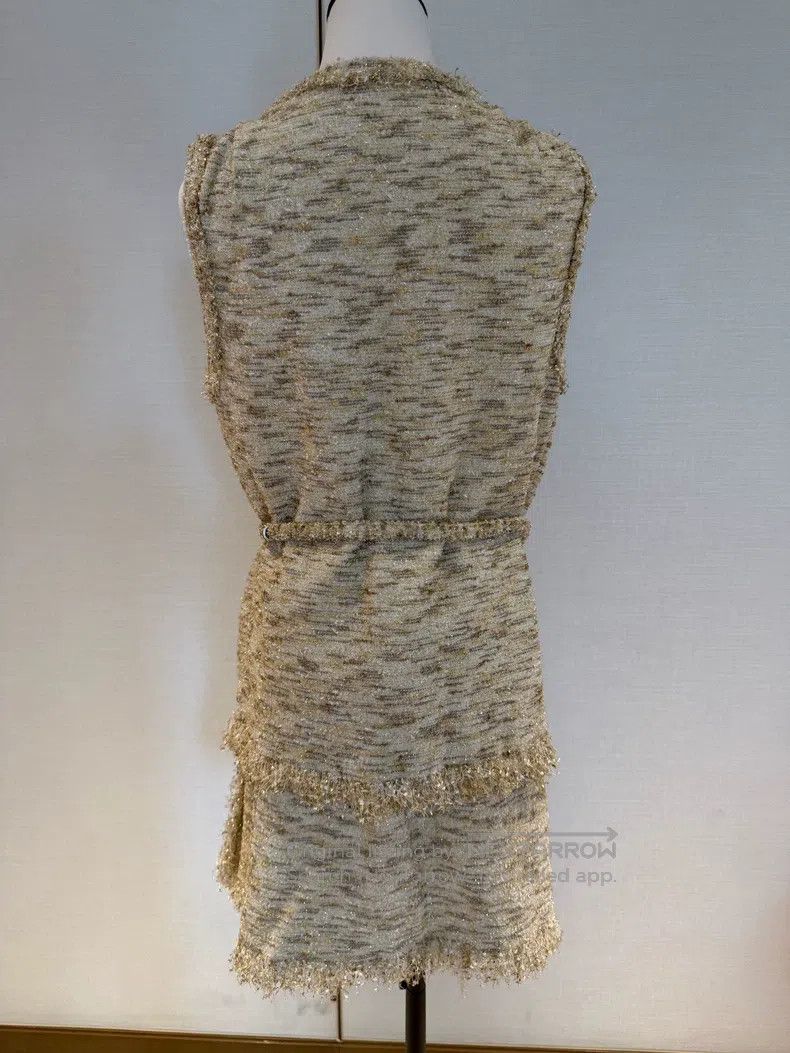 Chanel Chanel Greek series golden tassel tweed vest Size XS / US 0-2 / IT 36-38 - 2 Thumbnail