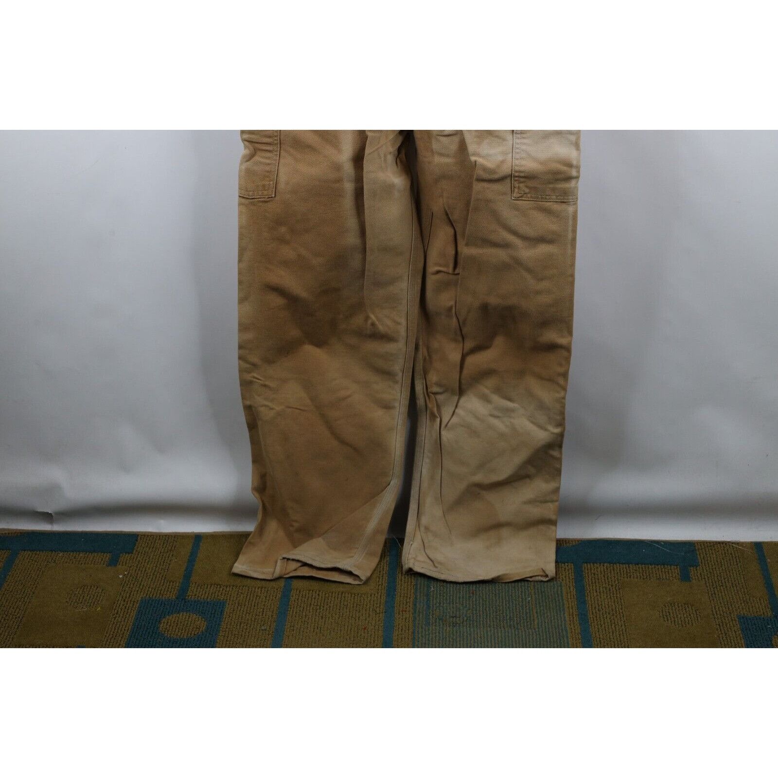 Carhartt × Vintage Vintage 90s Carhartt Distressed Double Knee Canvas Overalls Size US 34 / EU 50 - 17 Thumbnail