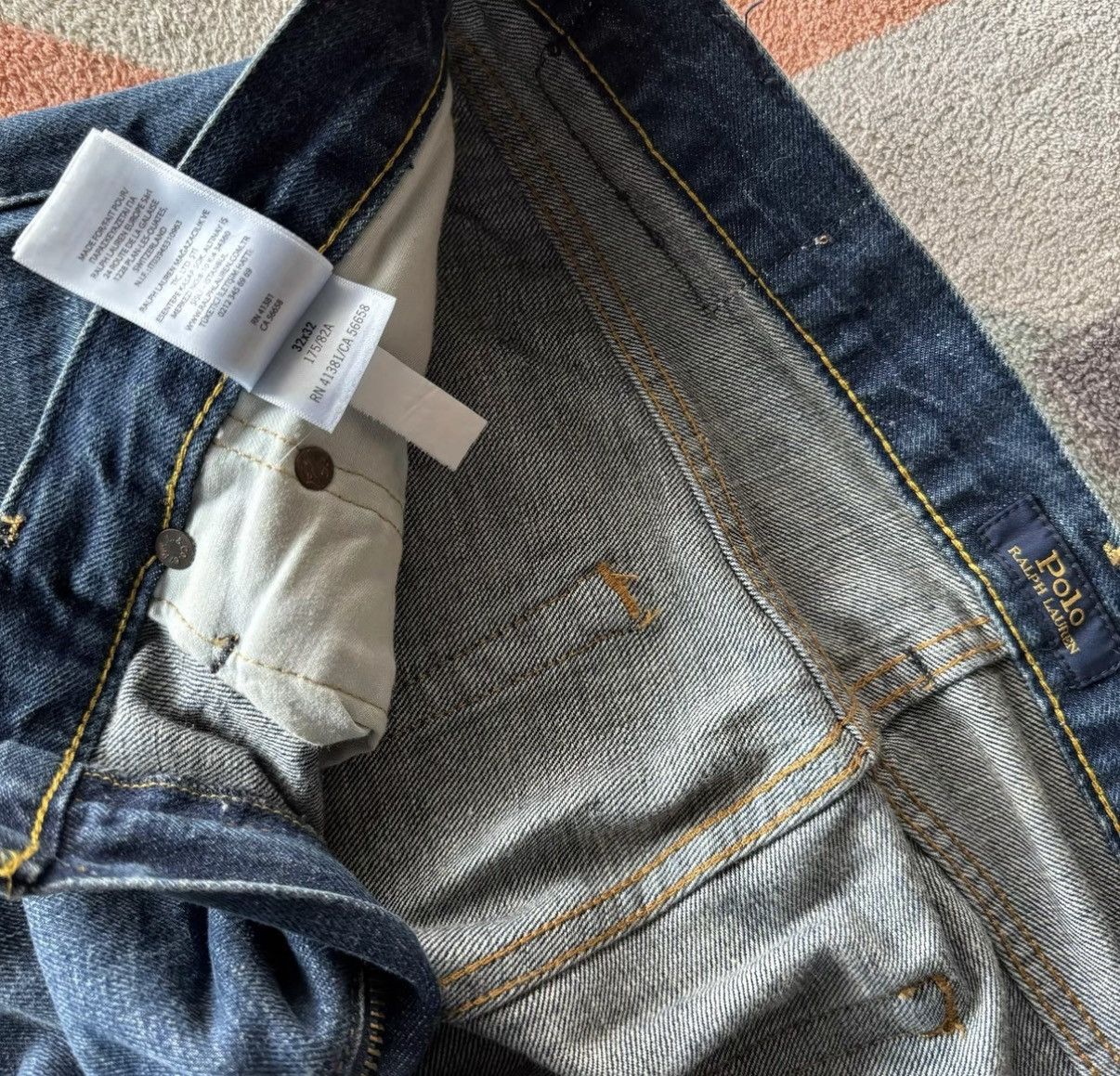 Polo Ralph Lauren Ralph Lauren Polo Distressed Patchwork Jeans K22 Size US 32 / EU 48 - 6 Thumbnail