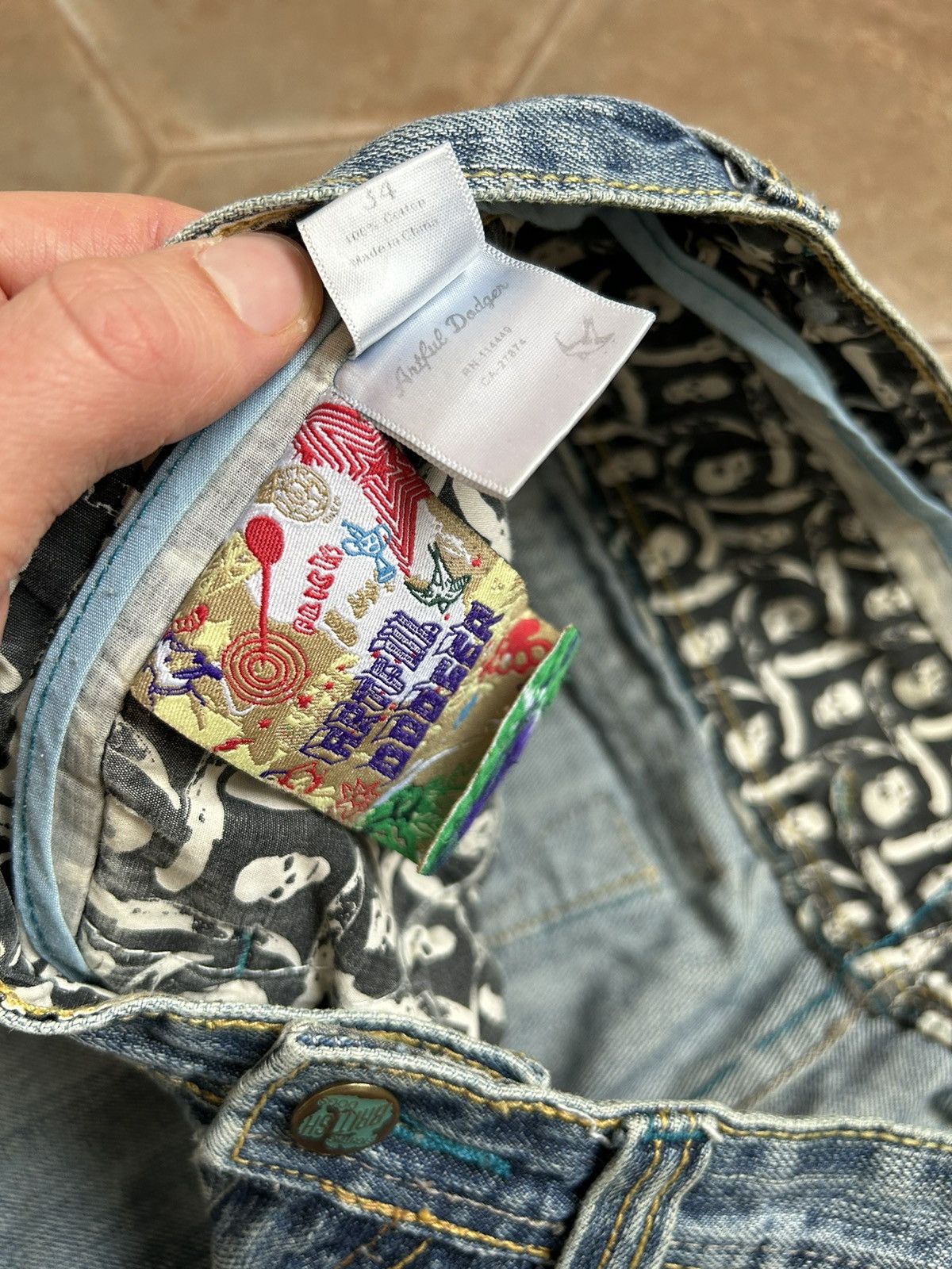 Artful Dodger ARTFUD DODGER VINTAGE DENIM Y2K jeans BAGGY Size US 34 / EU 50 - 6 Thumbnail