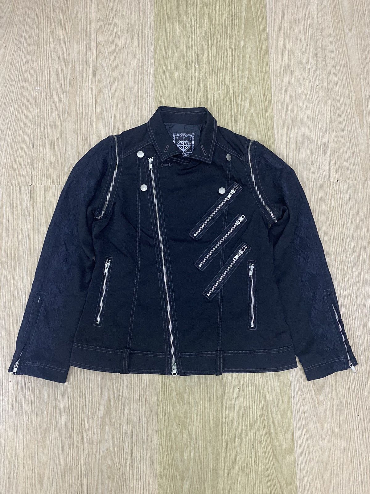 Japanese Brand × Seditionaries Algonquins mesh skull logo punk jacket Size M / US 6-8 / IT 42-44 - 2 Thumbnail