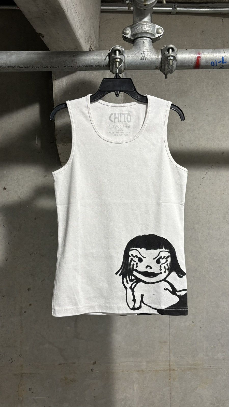Chito Chito International White Tank Top Size US L / EU 52-54 / 3 - 1 Thumbnail