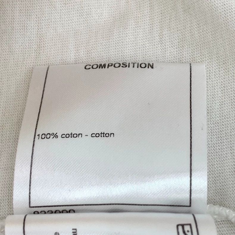 Chanel Chanel Cuba series white logo letter print cotton round-ne Size S / US 4 / IT 40 - 7 Thumbnail