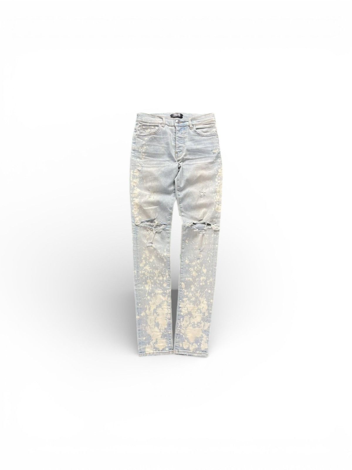 Amiri Amiri Distressed Bleached Jeans Size US 31 - 1 Thumbnail