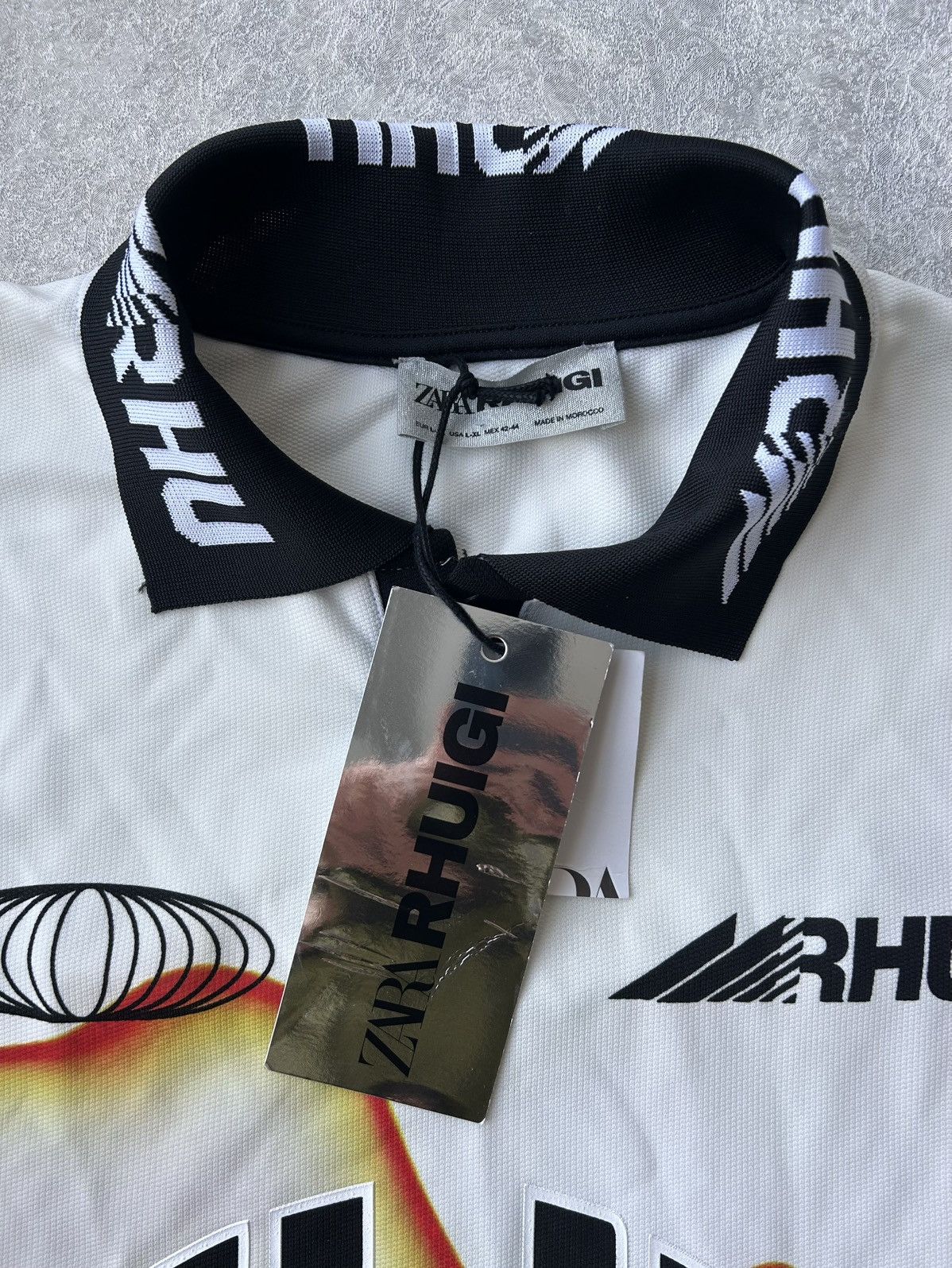 Rhude × Zara Zara X Rhuigi Printed Long Sleeve Jersey Size US L / EU 52-54 / 3 - 6 Thumbnail