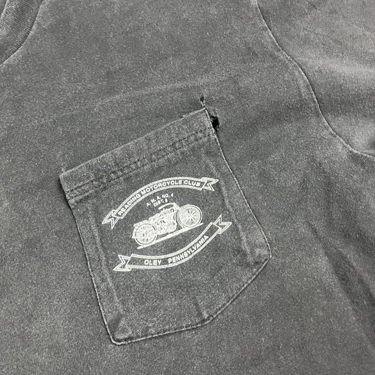 Hanes Vintage biker racing shirt Size US L / EU 52-54 / 3 - 3 Thumbnail