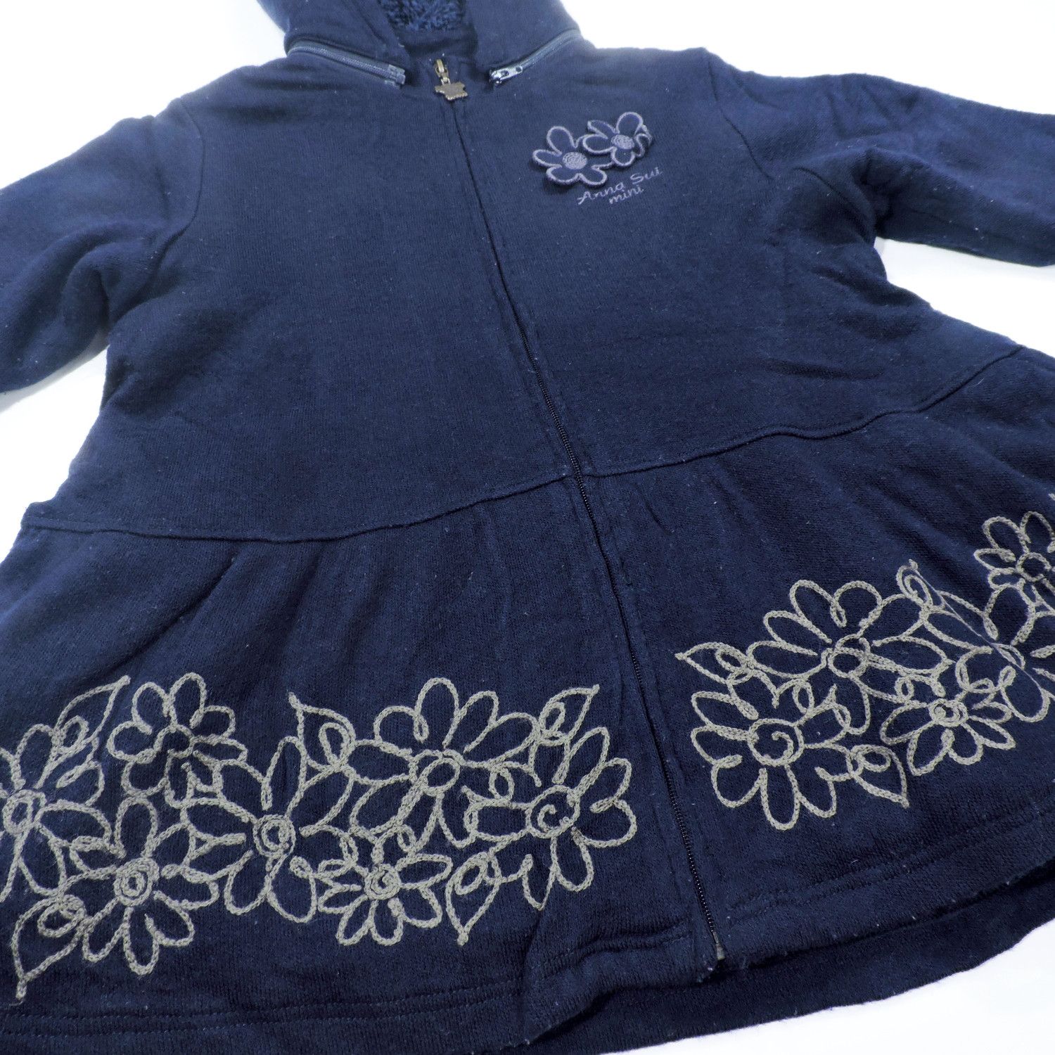 Anna Sui ANNA SUI MINI EMBROIDERY FLOWERS ZIP-HOODIE Size M / US 6-8 / IT 42-44 - 8 Thumbnail