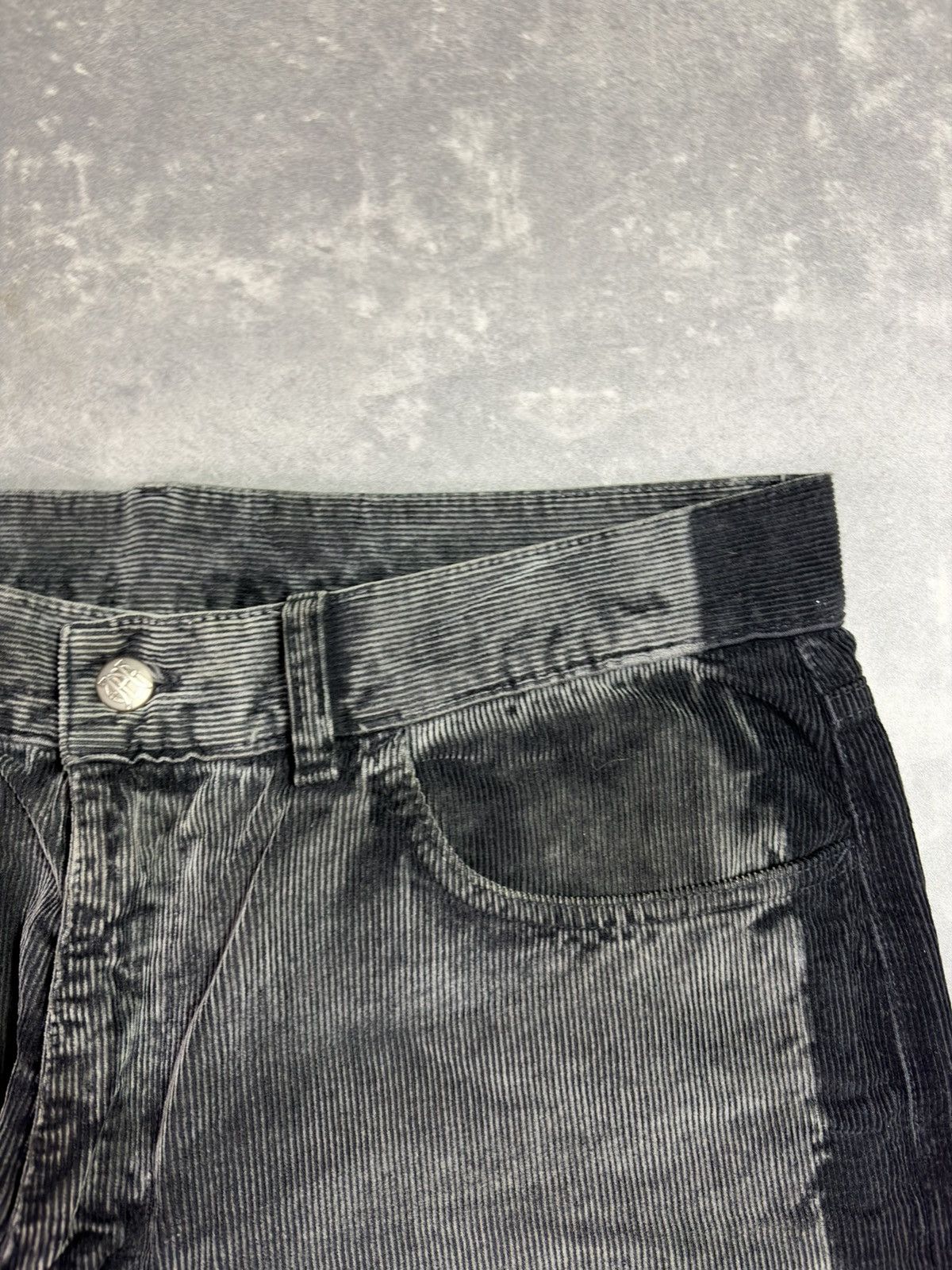 Jean Paul Gaultier Jean Paul Gaultier Corduroy Colorblock Sprayed Pants 36 Size US 36 / EU 52 - 8 Thumbnail