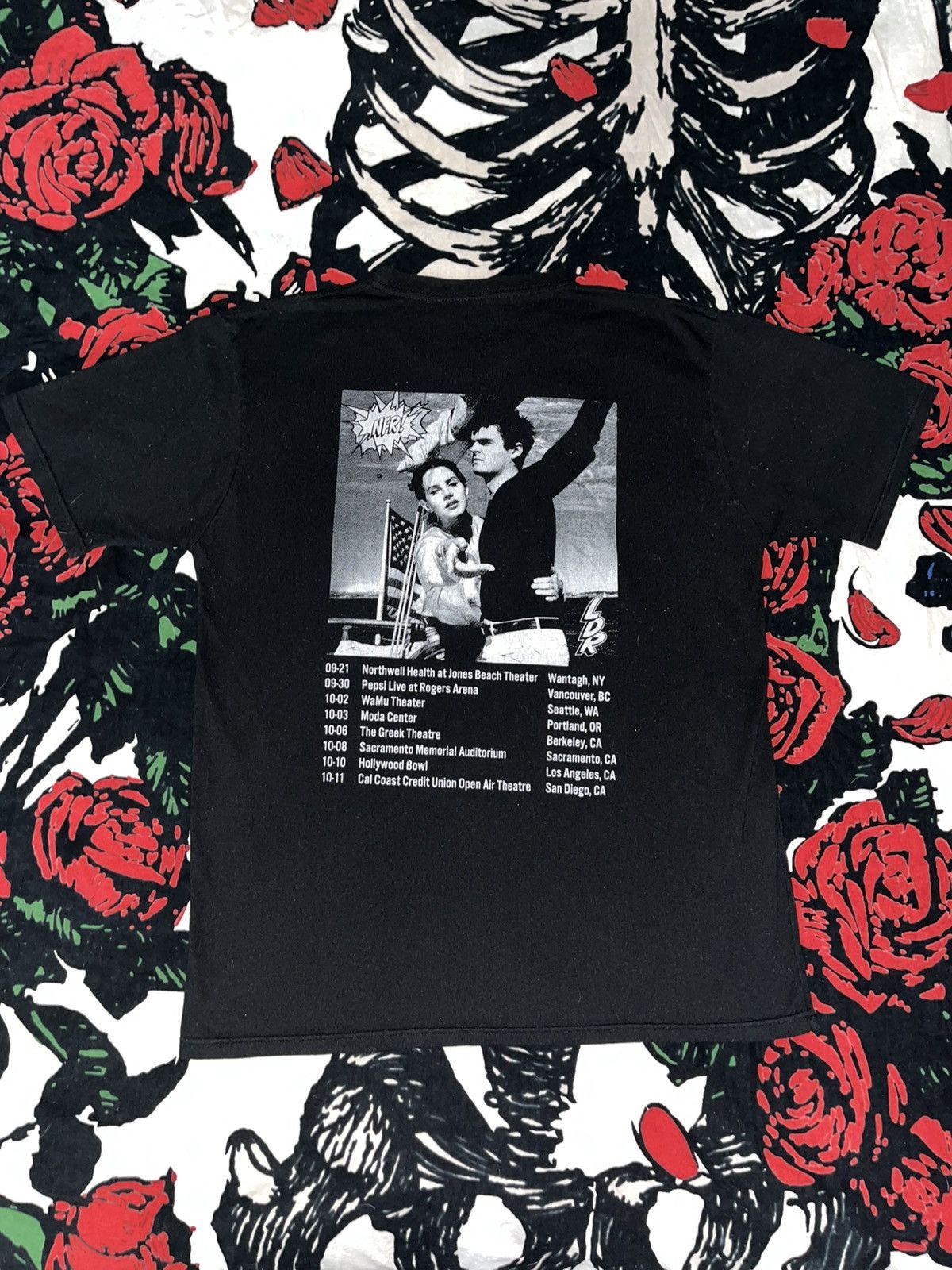 4GSELLER Crazy Y2K Faded Thrashed ERD Grunge Skater Lana Del Rey Tee Size US L / EU 52-54 / 3 - 3 Thumbnail