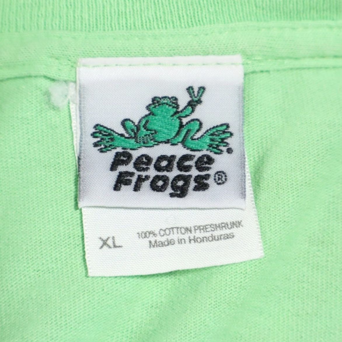 Vintage Peace Frogs Tie Dye Solid T-Shirt Green Men's XL Shirt Mens XL Peace Frogs Tie Dye Solid T-Shirt Green Size US XL / EU 56 / 4 - 5 Thumbnail
