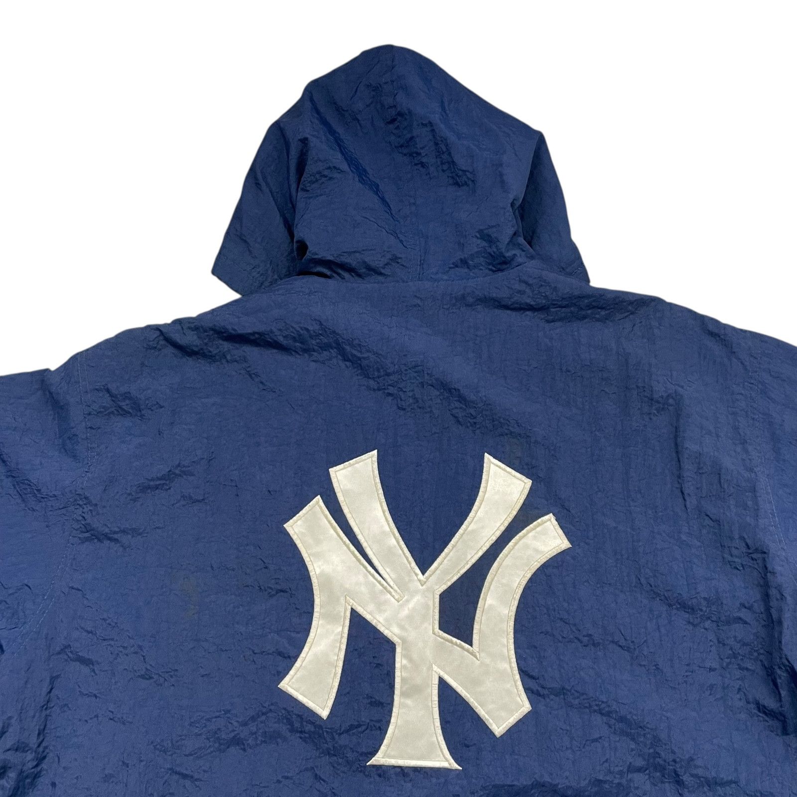 MLB VTG 90s NEW YORK YANKEES HOODED STARTER QUILT LINING JACKET Size US XL / EU 56 / 4 - 3 Thumbnail