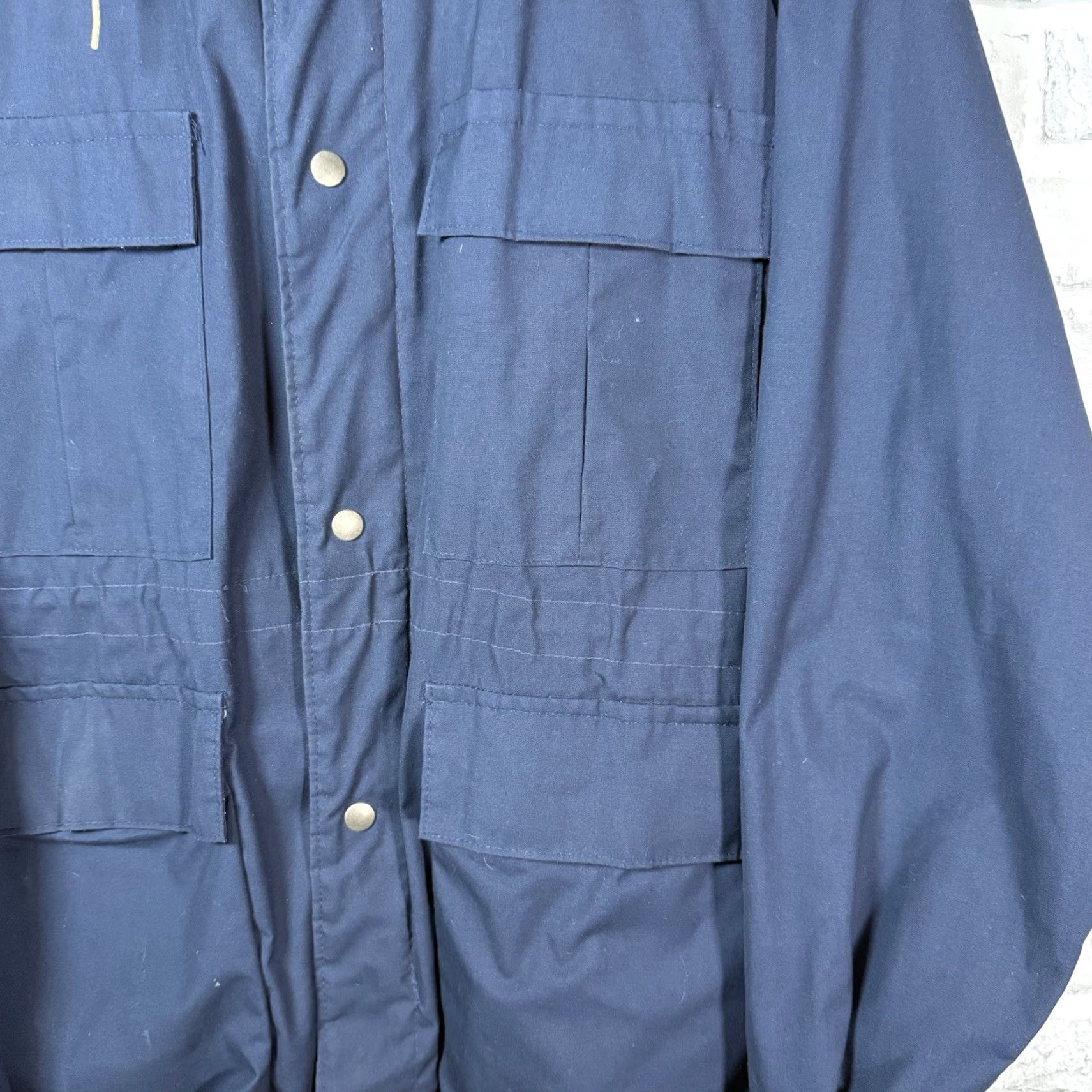 Vintage VINTAGE Carter’s H.W. Carter & Sons Hooded Coat Mens L Blue Casual Rain/Casual Hooded Polyester Coat (No N/A) Size US L / EU 52-54 / 3 - 3 Thumbnail