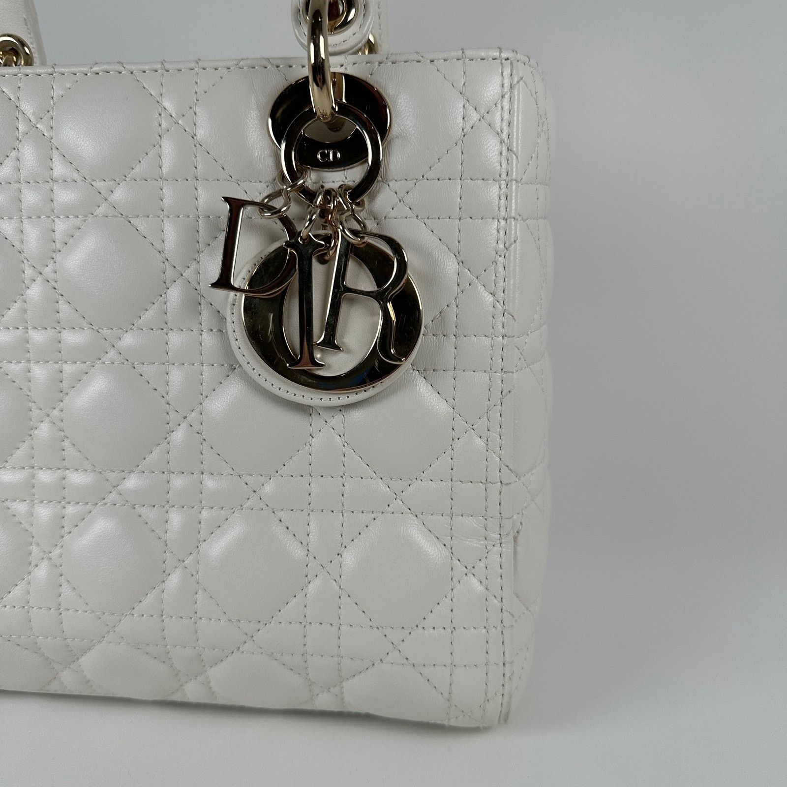 Dior Dior Medium Cannage Lady Dior Bag Size ONE SIZE - 6 Thumbnail
