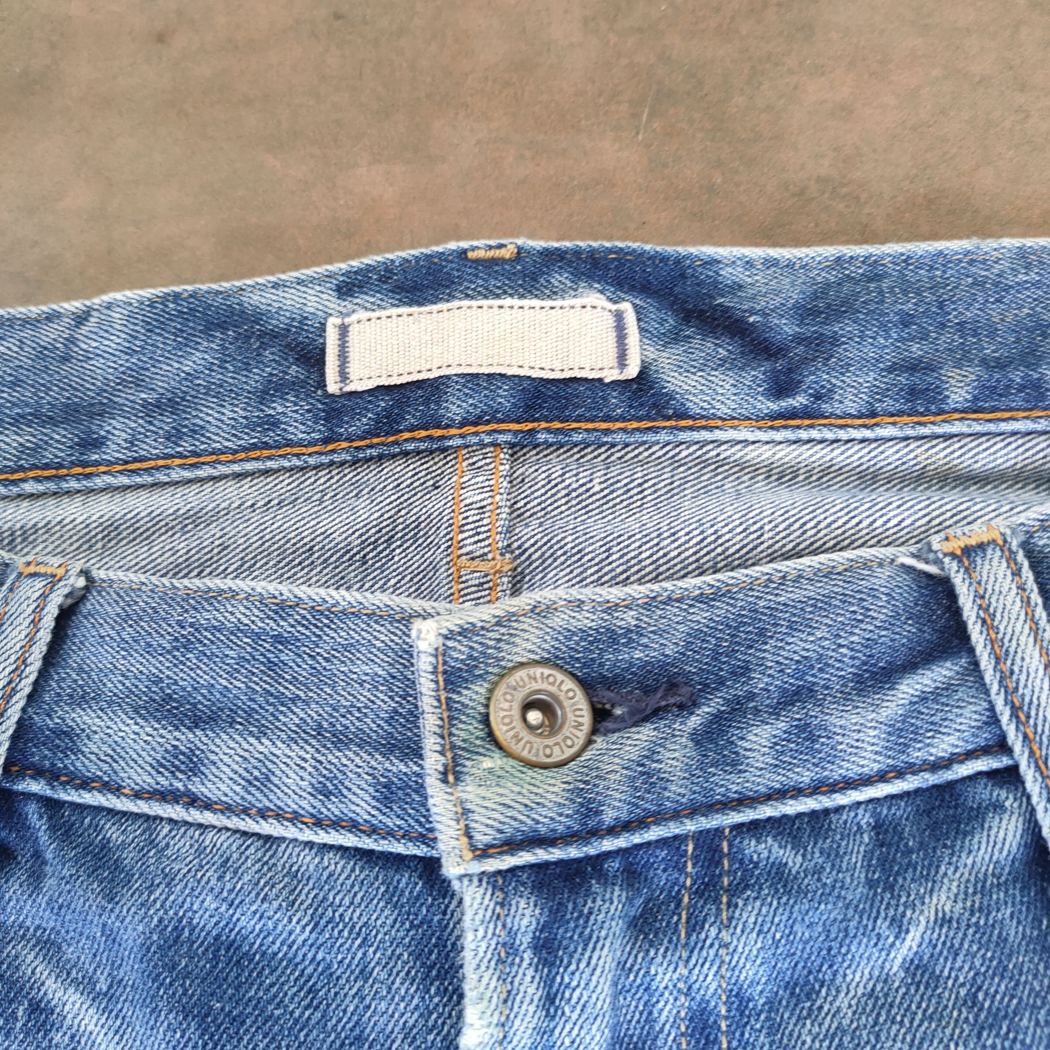 Japanese Brand × Jean × Vintage W38 VINTAGE JAPANESE FADED DISTRESSED JEAN DENIM PANTS Size US 38 / EU 54 - 4 Thumbnail