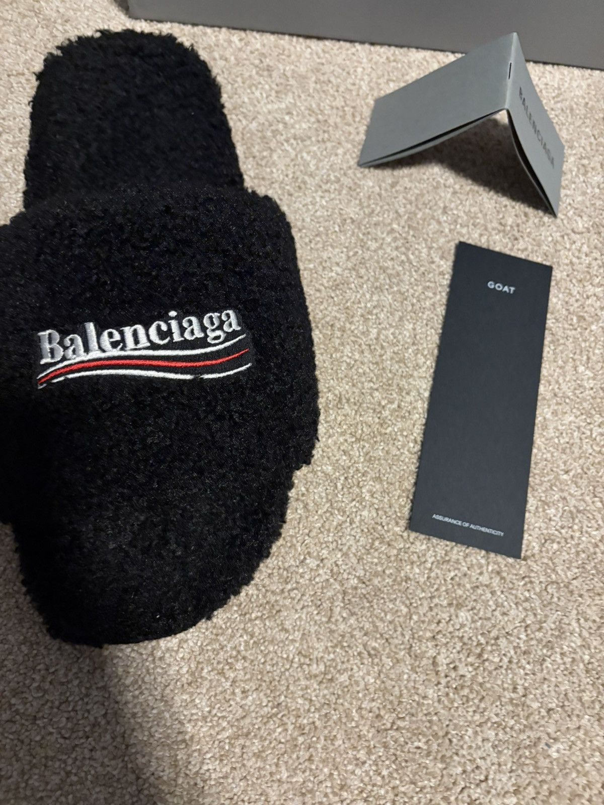 Balenciaga Balenciag furry slides Size US 13 / EU 46 - 6 Thumbnail